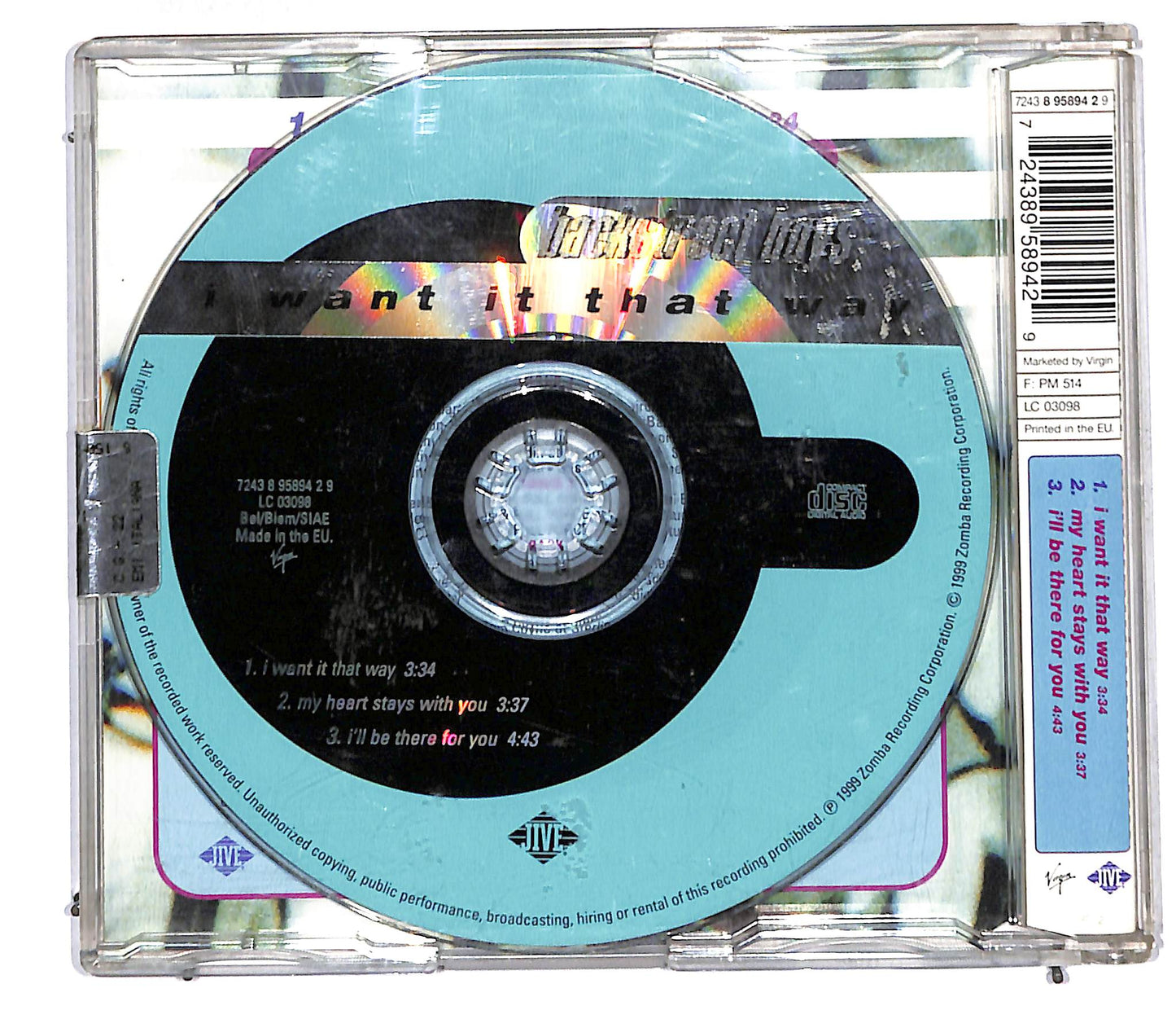 EBOND Backstreet Boys - I Want It That Way CD CD106019