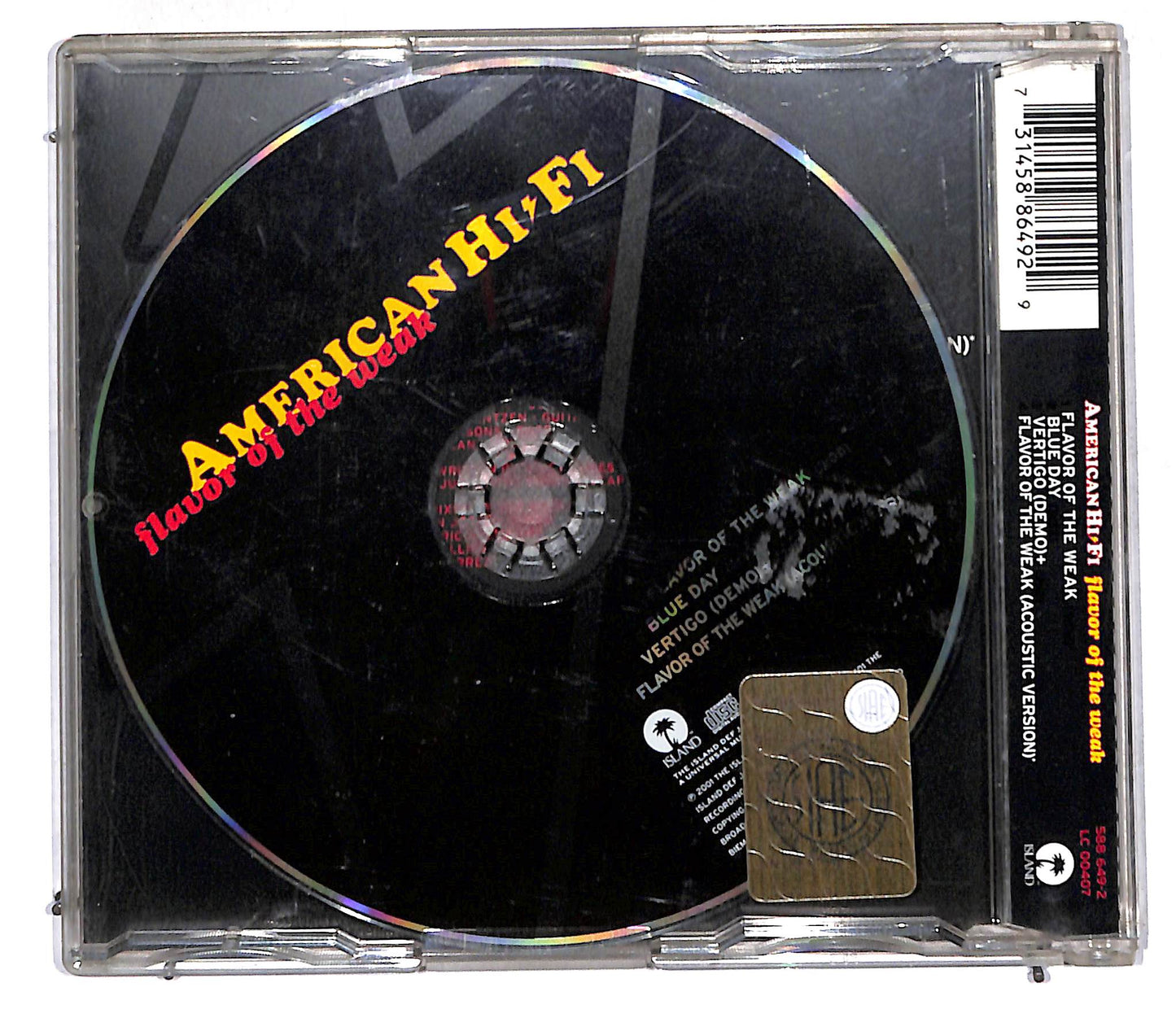 EBOND American Hi-Fi - Flavor Of The Weak CD CD106036