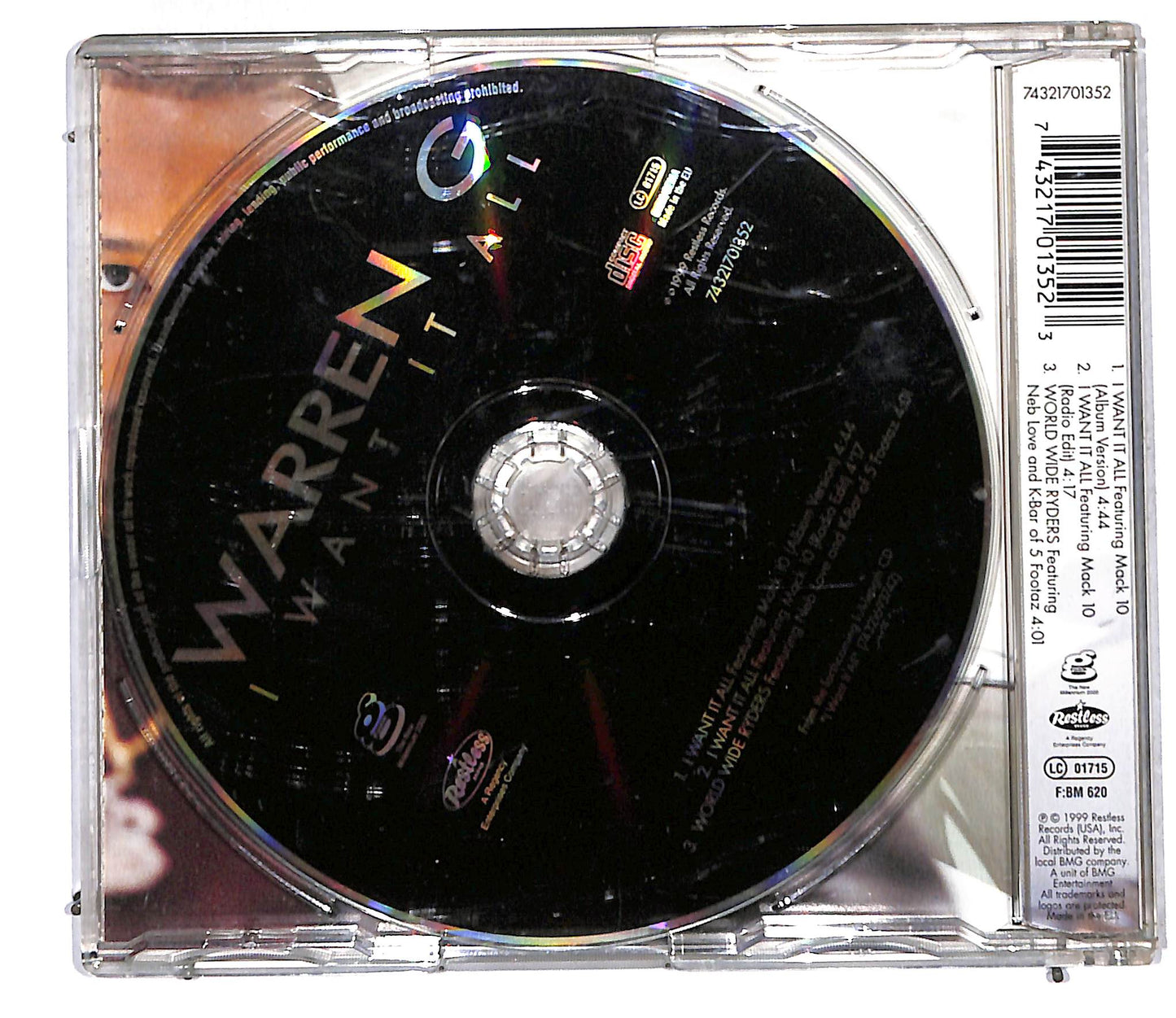 EBOND Warren G - I Want It All CD CD106053