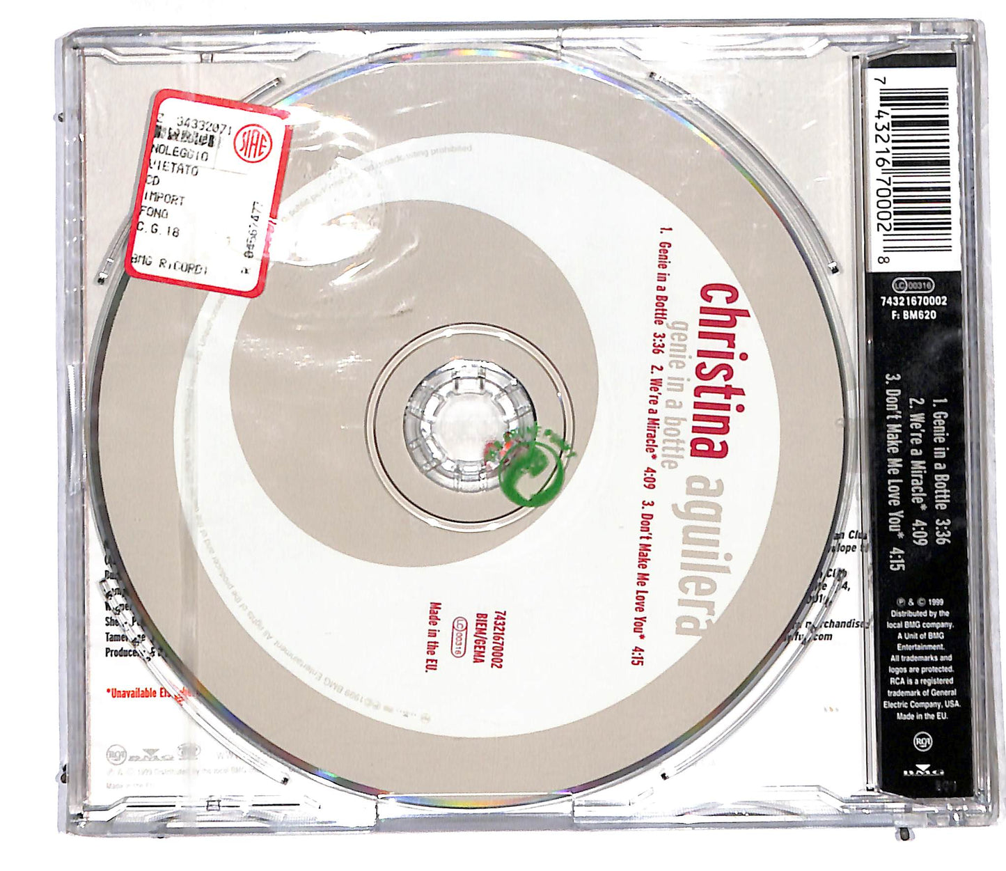 EBOND Christina Aguilera - Genie In A Bottle CD CD106061