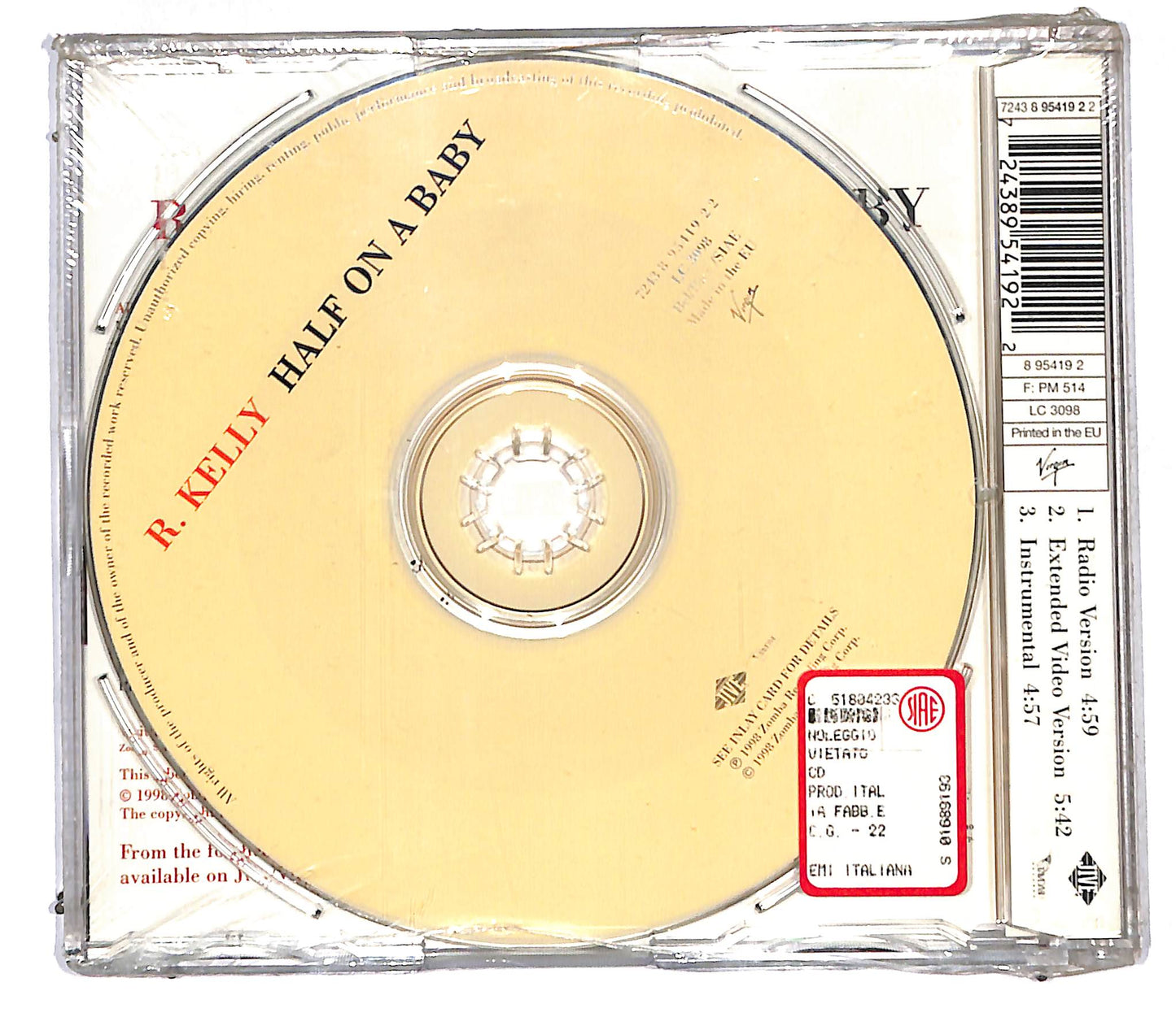 EBOND R. Kelly - Half On A Baby CD CD106078