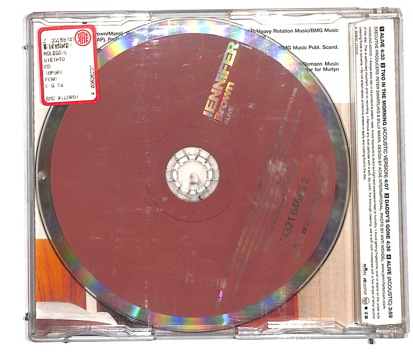 EBOND Jennifer Brown - Alive CD CD106086