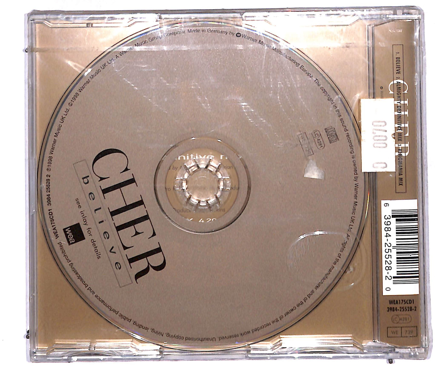 EBOND Cher - Believe ALBUM JEWEL CASE SLIM CD CD106112
