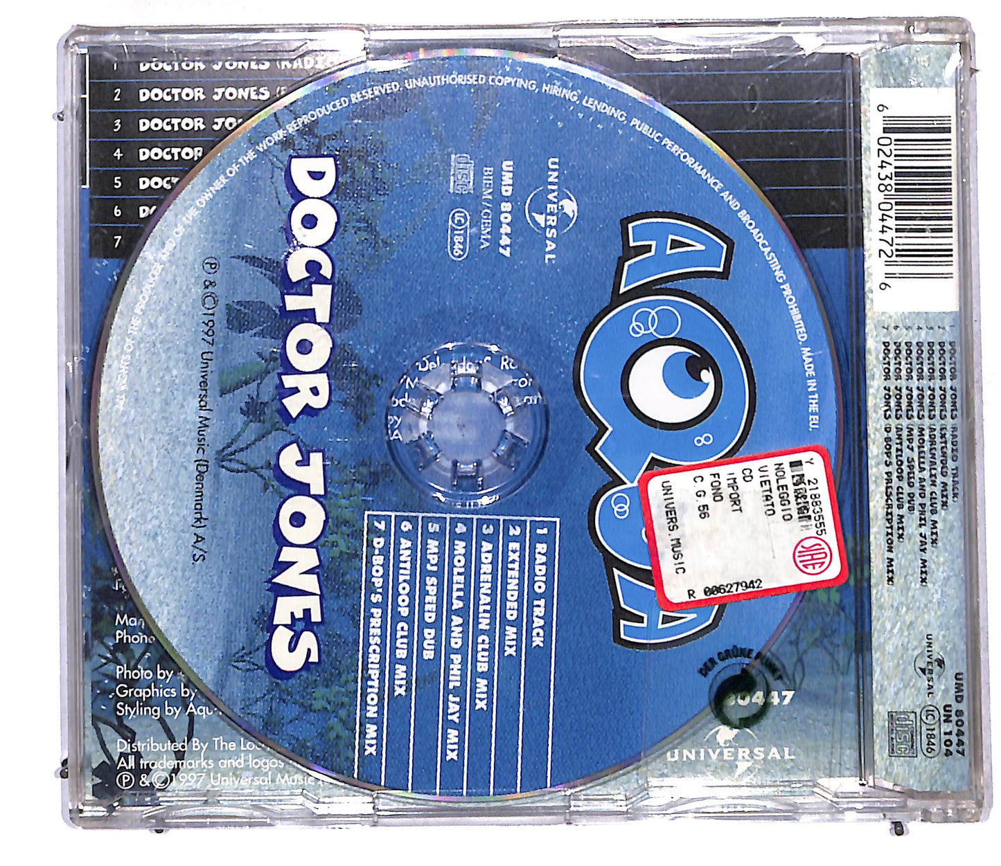 EBOND Aqua - Doctor Jones CD CD106127