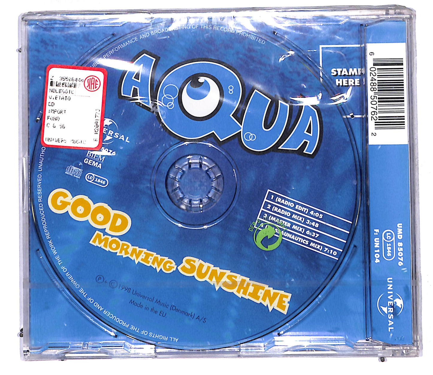 EBOND Aqua - Good Morning Sunshine CD CD106128