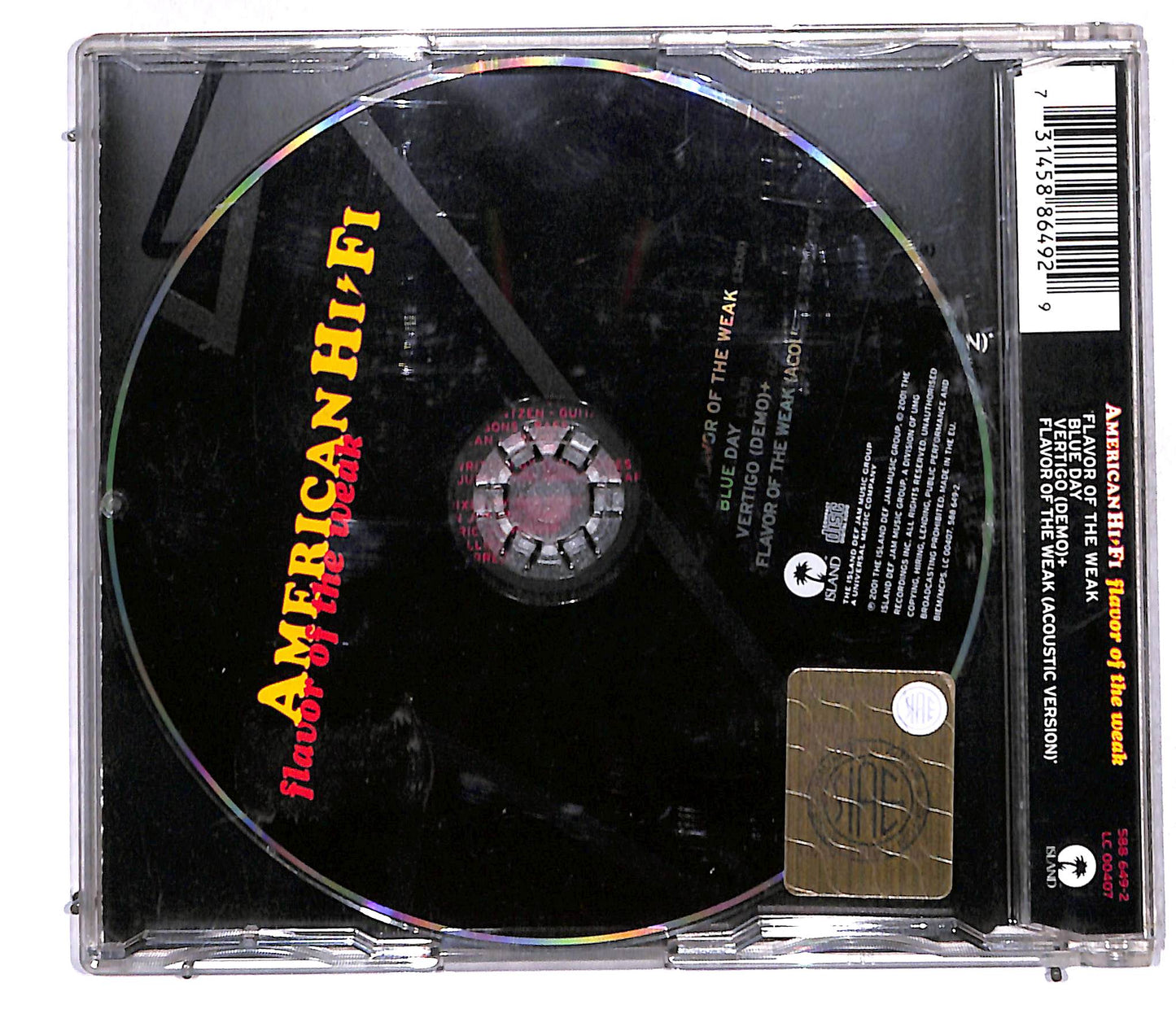 EBOND American Hi-Fi - Flavor Of The Weak CD CD106130
