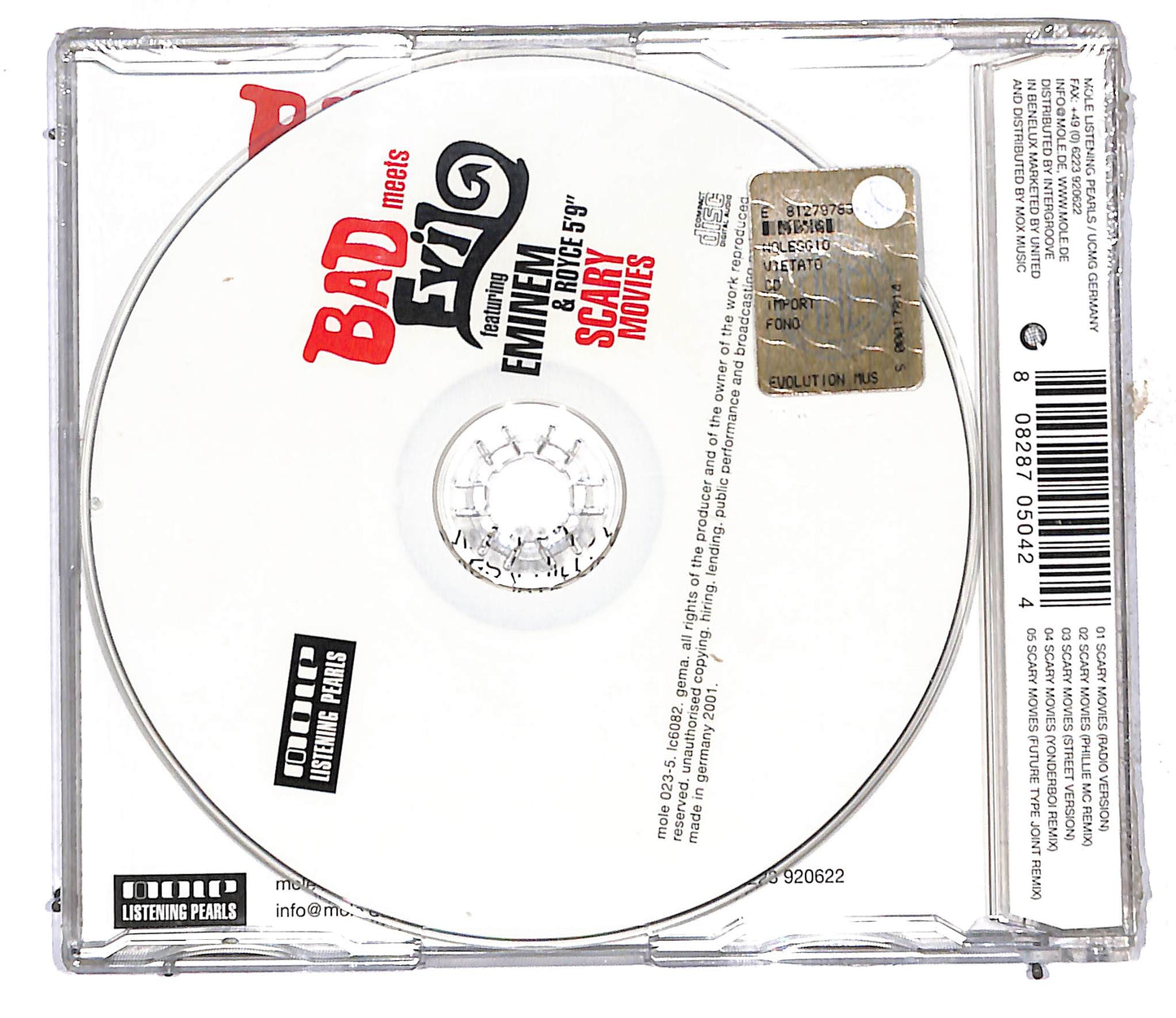 EBOND Bad Meets Evil Featuring Eminem & Royce 5'9' - Scary Movies CD CD106162