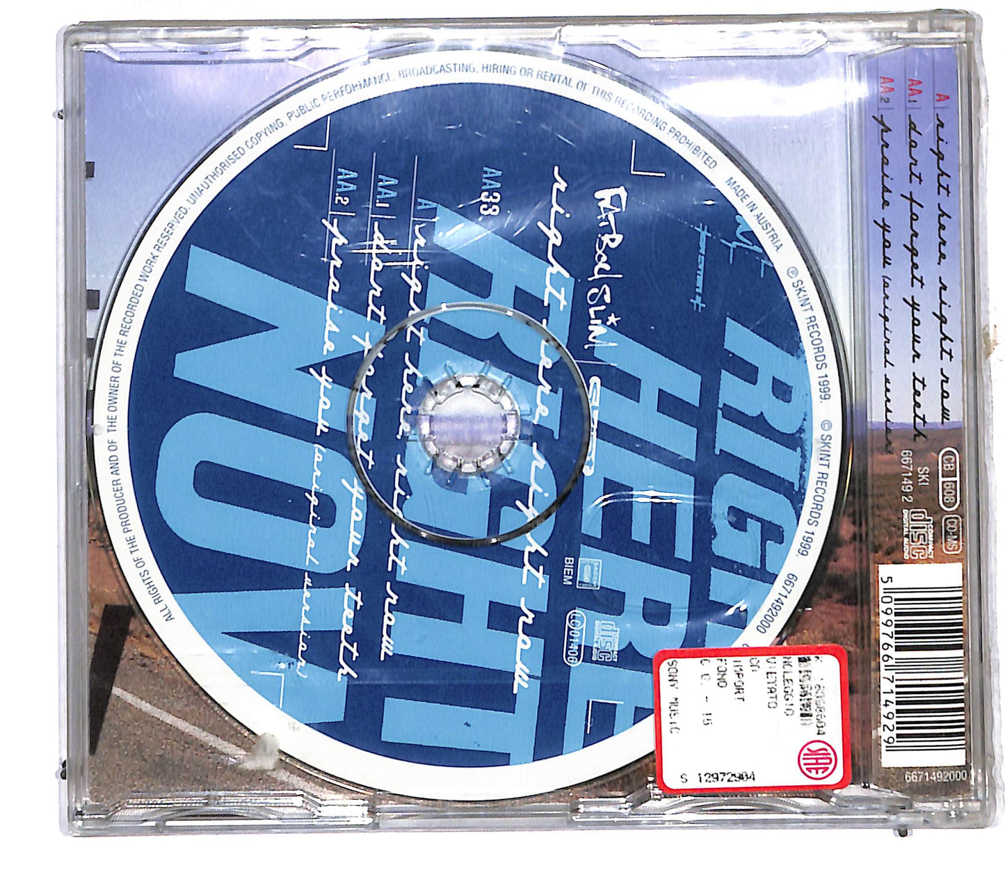 EBOND Fatboy Slim - Right Here, Right Now CD CD106163