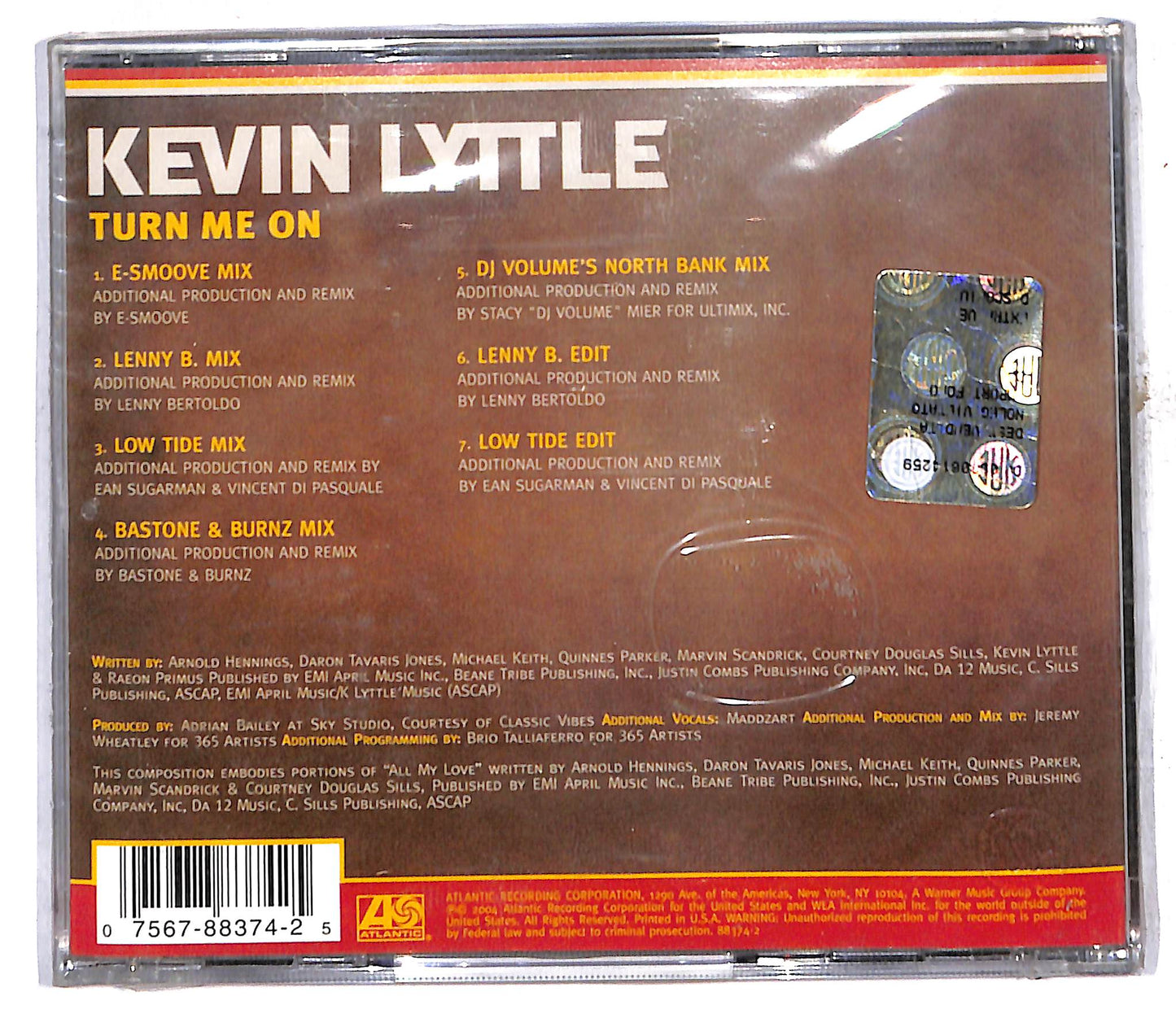 EBOND Kevin Lyttle - Turn Me On CD CD106175