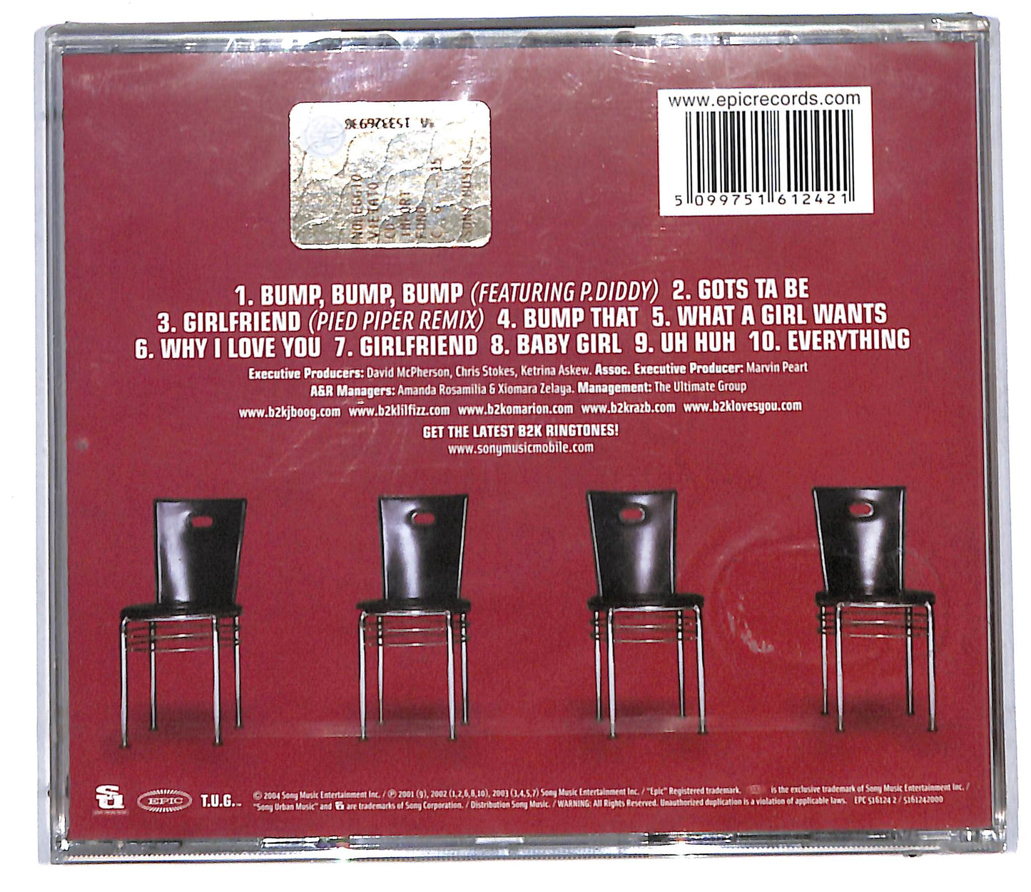 EBOND B2k - Greatest Hits SJB CD CD106313