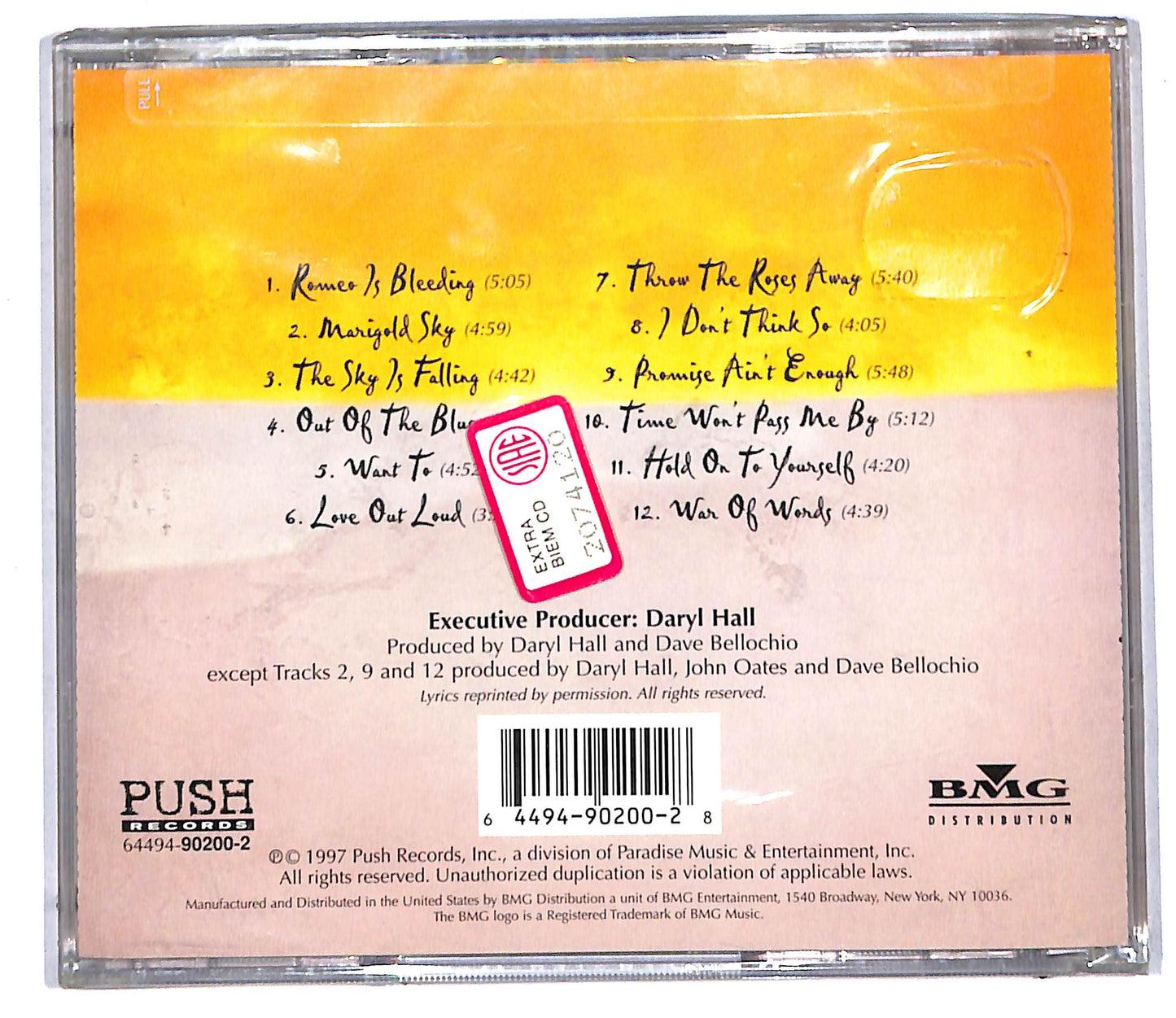 EBOND Daryl Hall John Oates - Marigold Sky CD CD106357