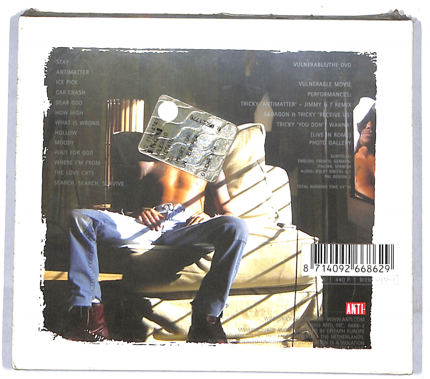 EBOND Tricky - Vulnerable DIGIPACK CD CD106406