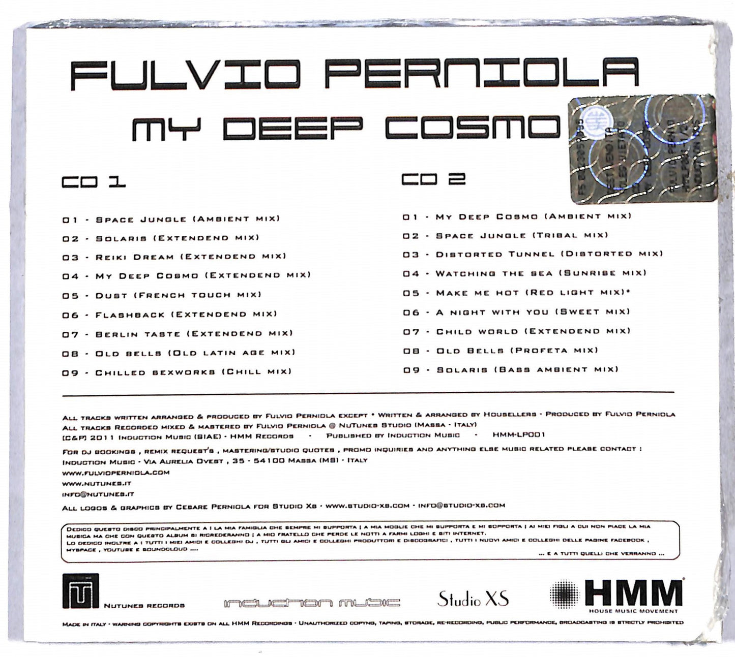 EBOND Fulvio Perniola - My Deep Cosmo EDITORIALE DIGIPACK CD CD106501