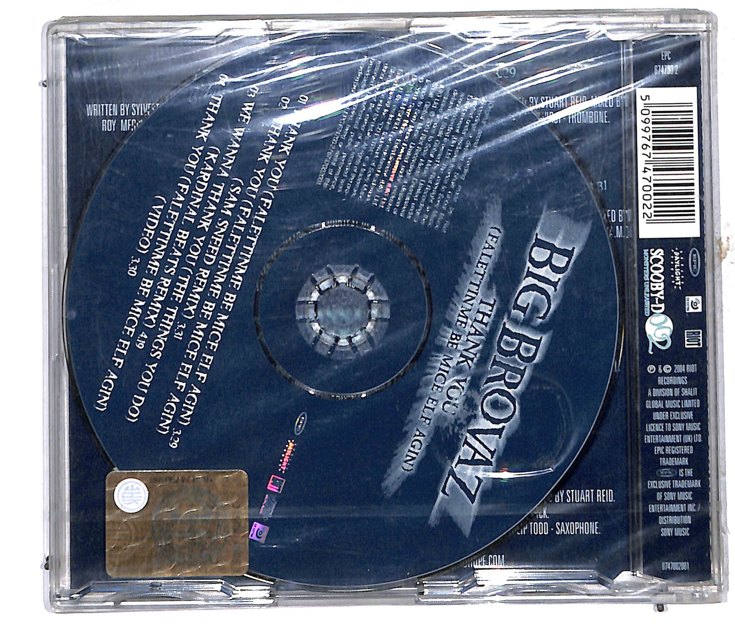 EBOND Big Brovaz - Thank You (Falettinme Be Mice Elf Agin) CD CD106620