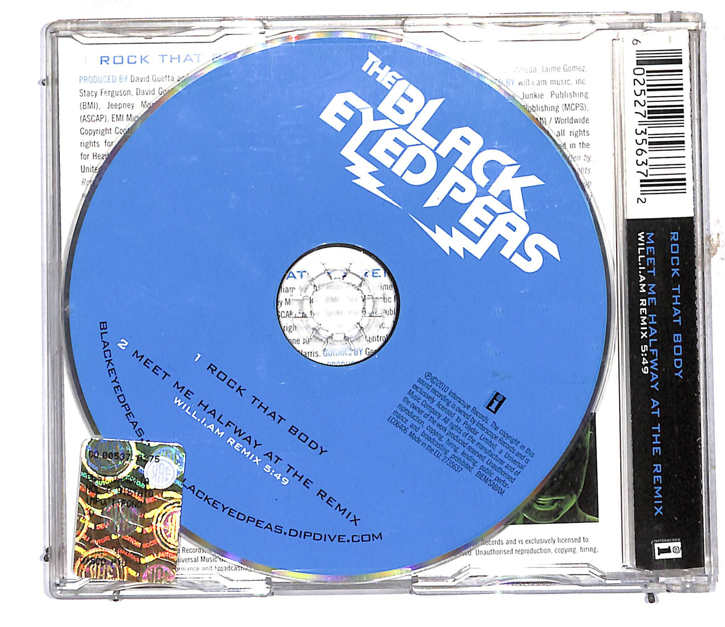EBOND The Black Eyed Peas - Rock That Body CD CD106621