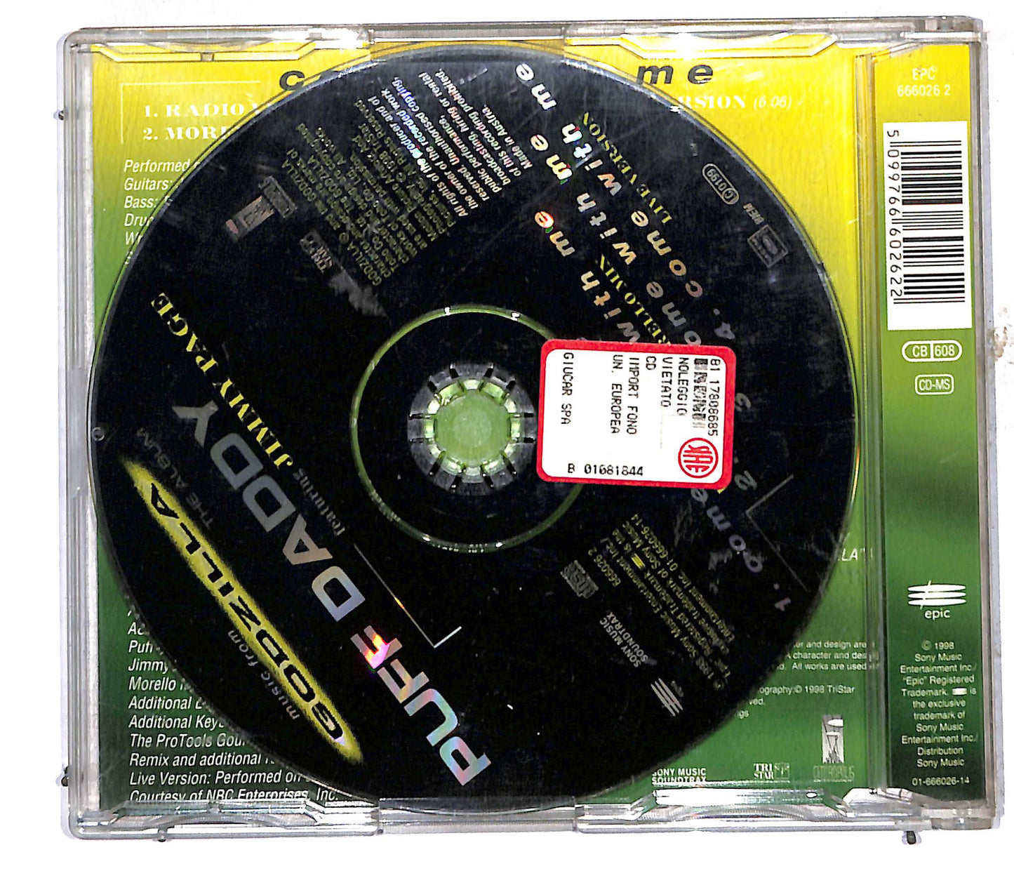 EBOND Puff Daddy Featuring Jimmy Page - Come With Me CD CD106646