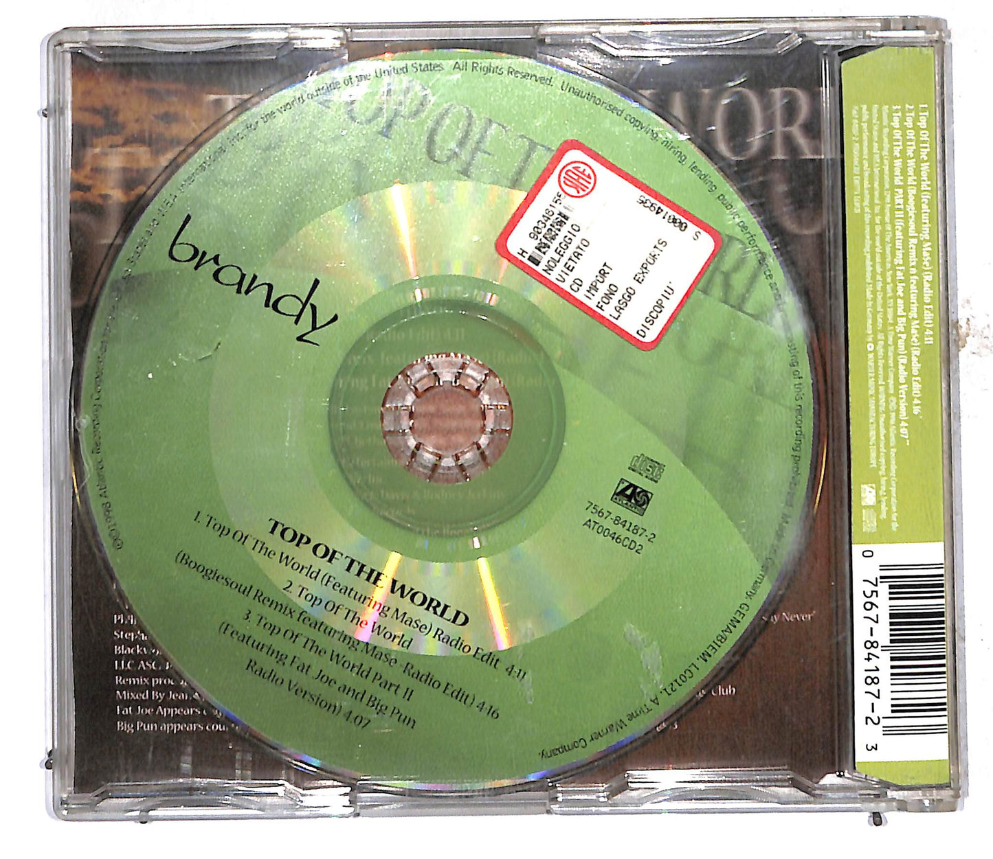 EBOND Brandy - Top Of The World CD CD106655