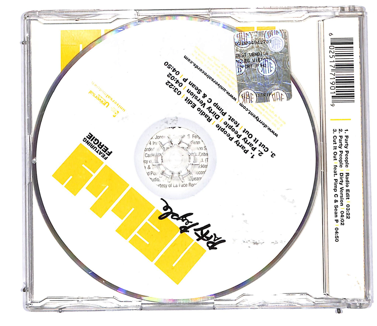 EBOND Nelly Featuring Fergie - Party People CD CD106720