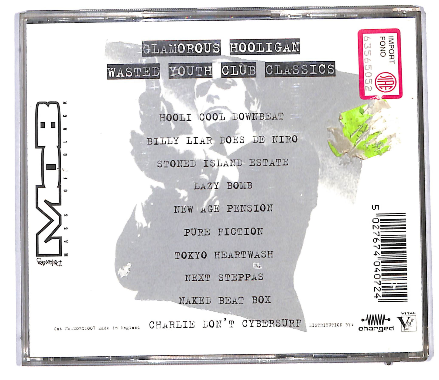 EBOND Glamorous Hooligan - Wasted Youth Club Classics CD CD106723