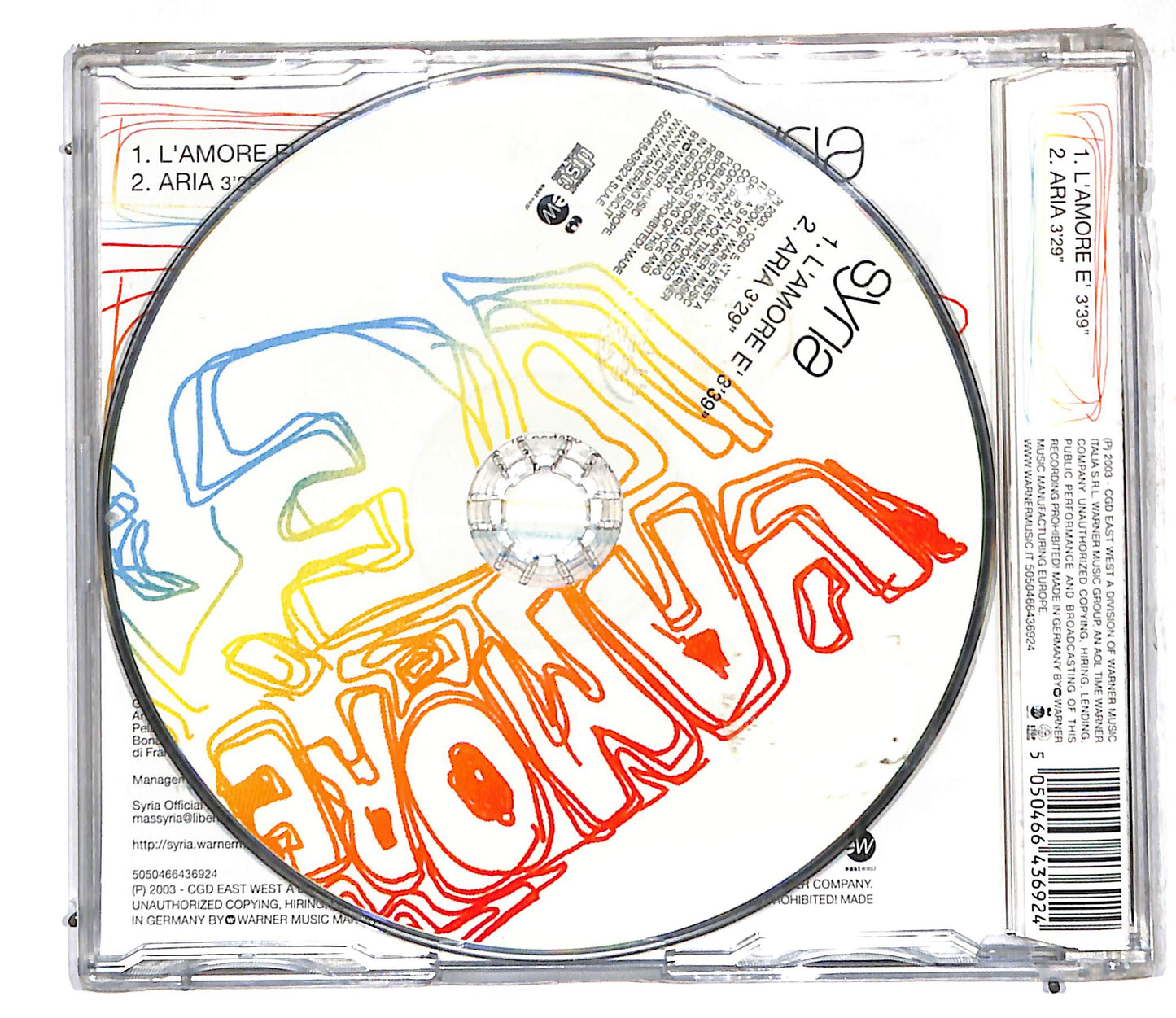 EBOND Syria - L'Amore E CD CD106952