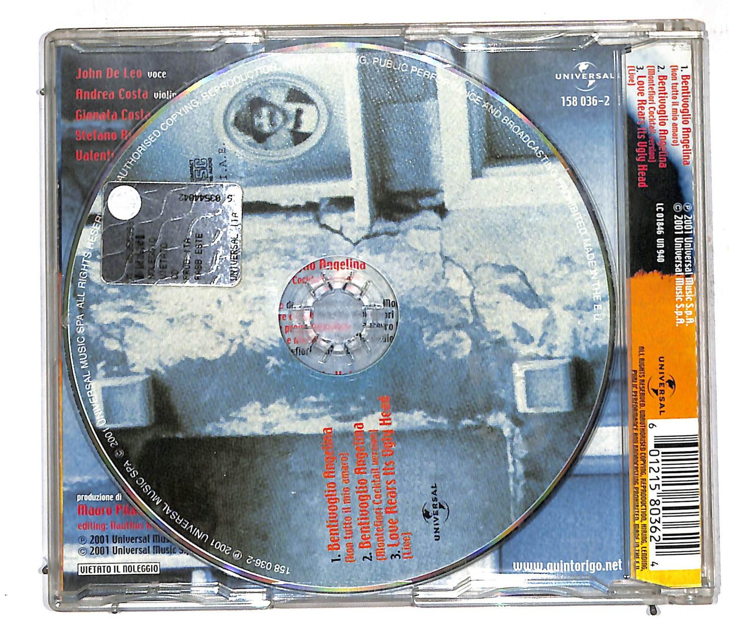 EBOND Quintorigo - Bentivoglio Angelina CD CD107015