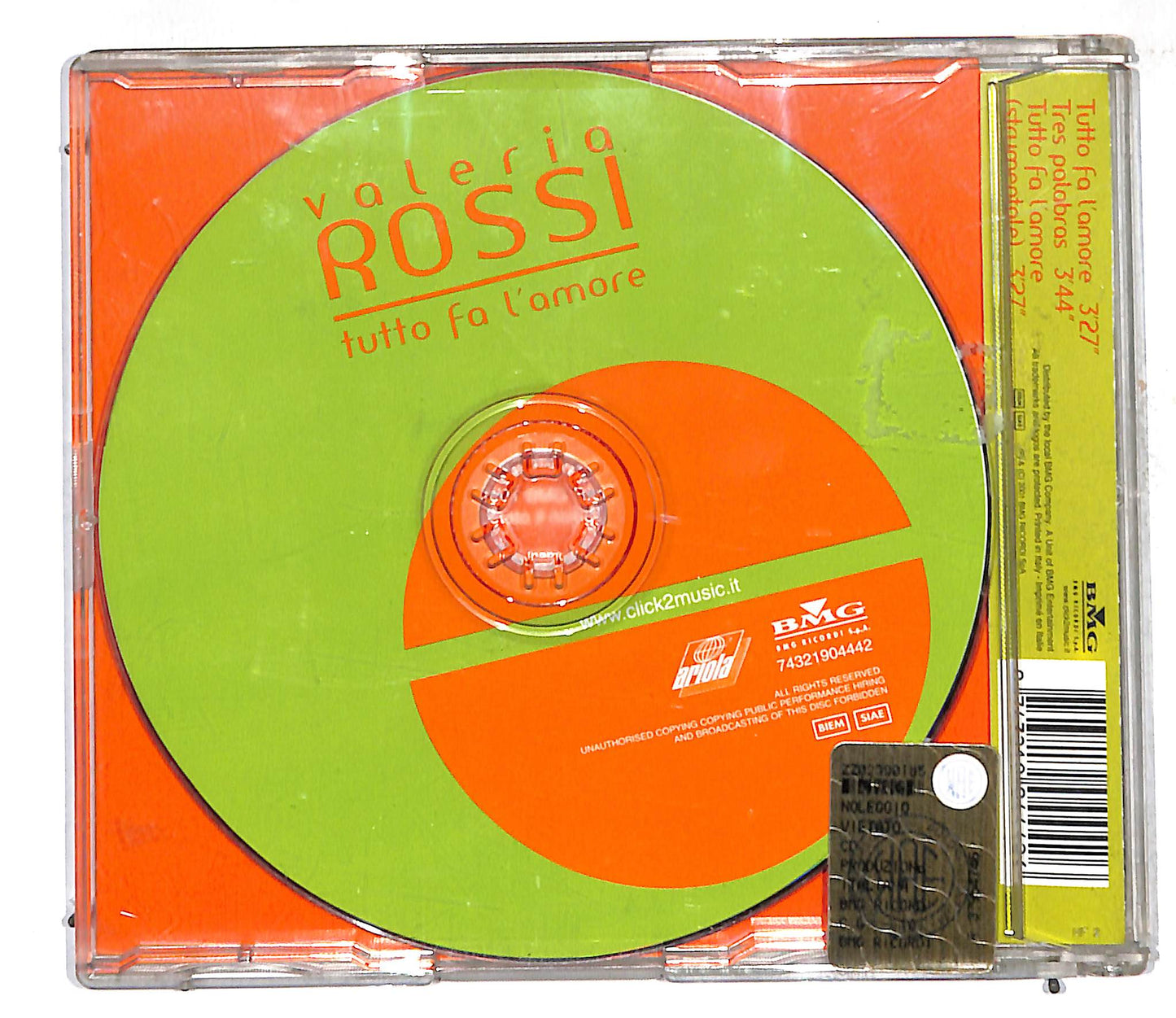 EBOND Valeria Rossi - Tutto Fa L'amore CD CD107024