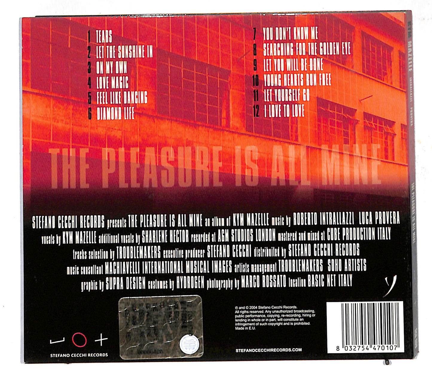 EBOND Kym Mazelle Intrallazzi Provera - The Pleasure Is All Mine CD CD107035