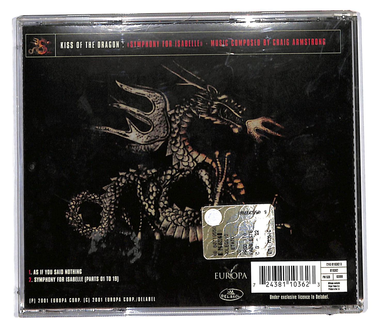 EBOND Craig Armstrong - Kiss Of The Dragon: Symphony For Isabelle CD CD107114