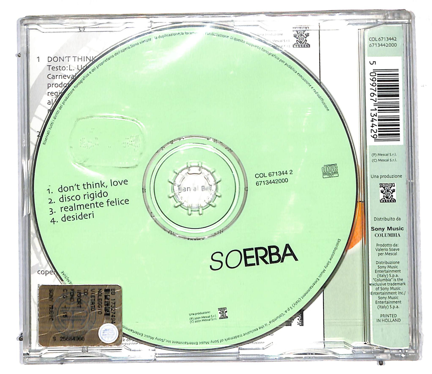EBOND Soerba - Don't Think Love CD CD107168