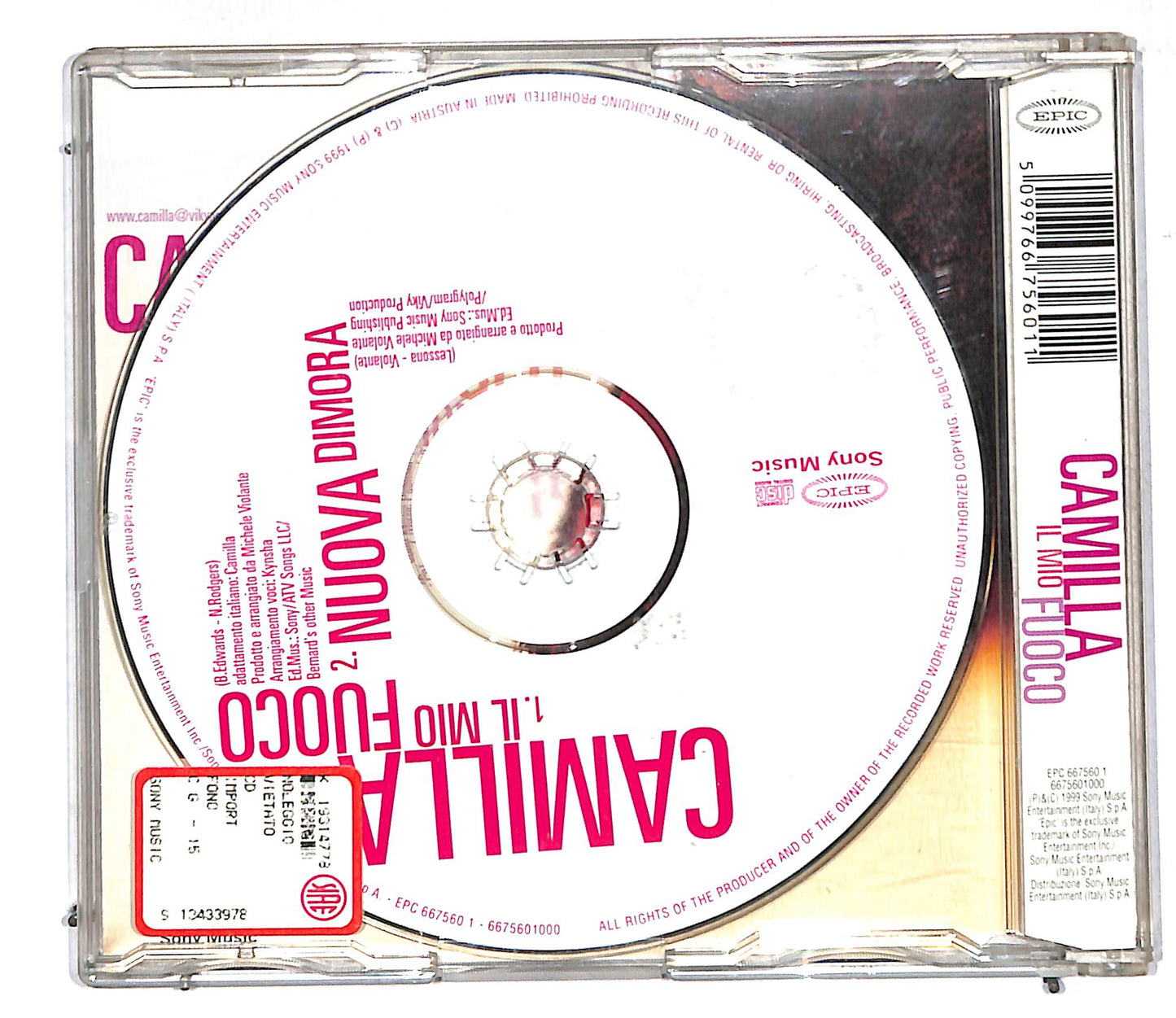 EBOND Camilla - Il Mio Fuoco CD CD107227