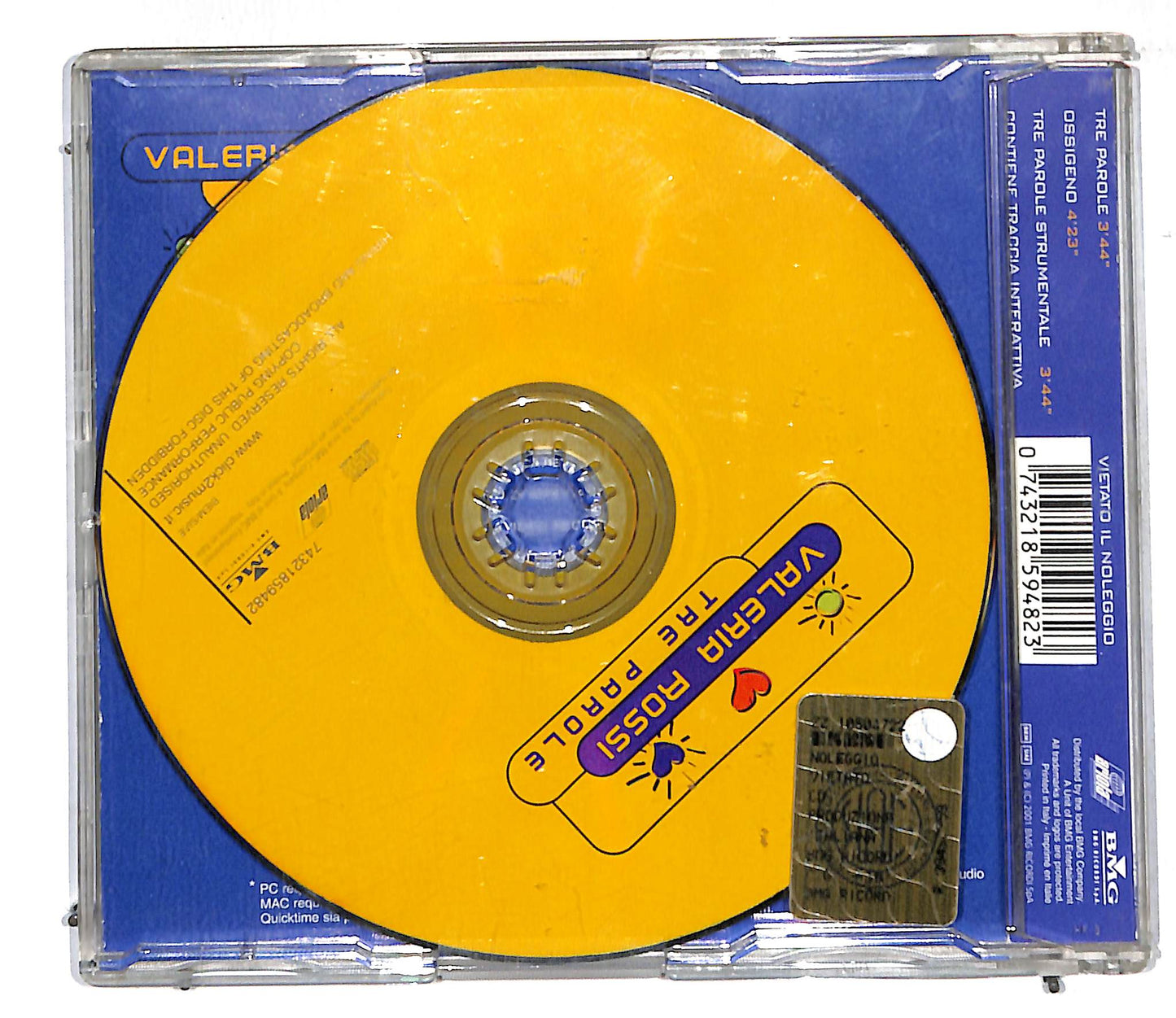 EBOND Valeria Rossi - Tre Parole CD CD107236