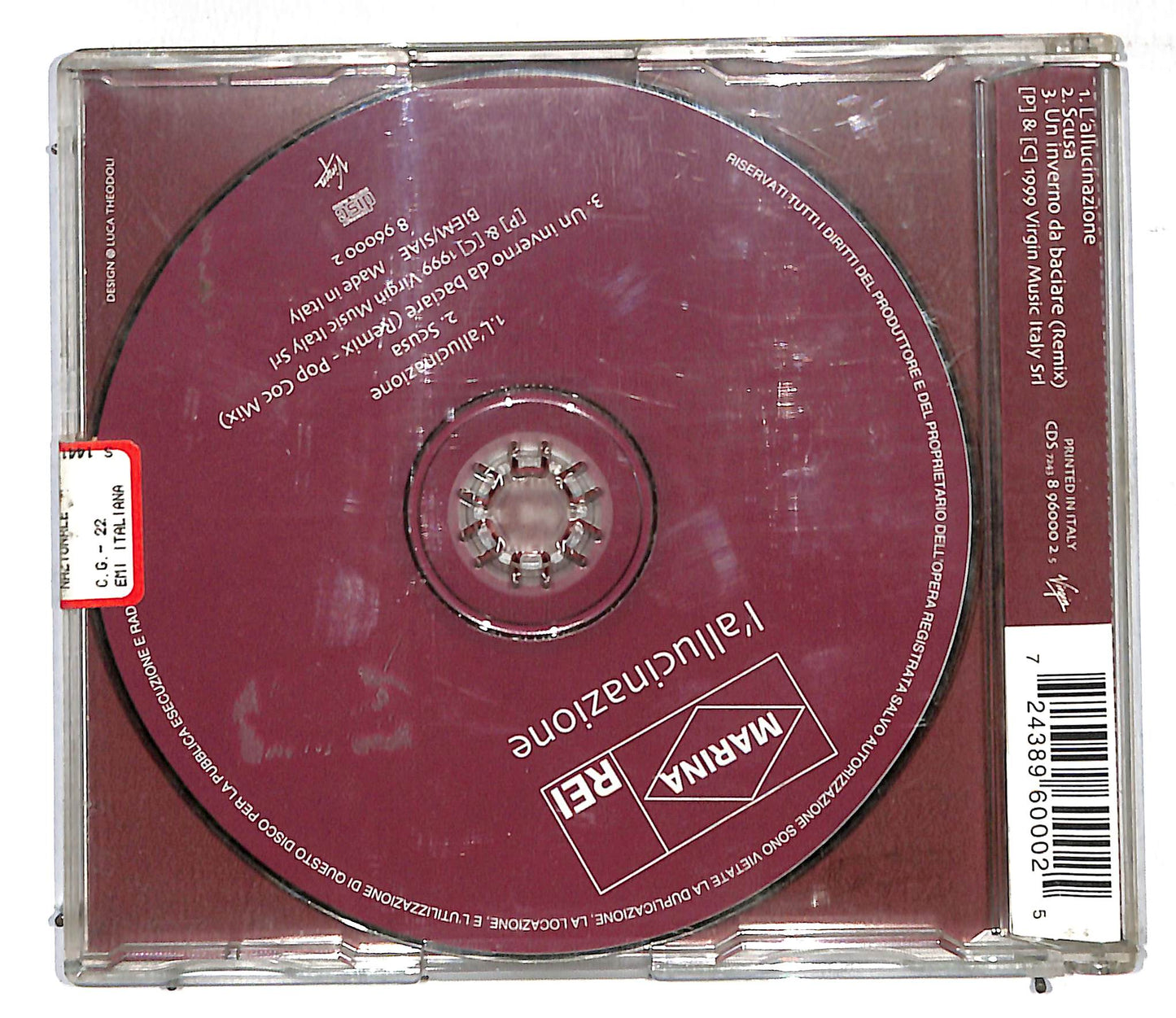 EBOND Marina Rei - L'Allucinazione CD CD107239
