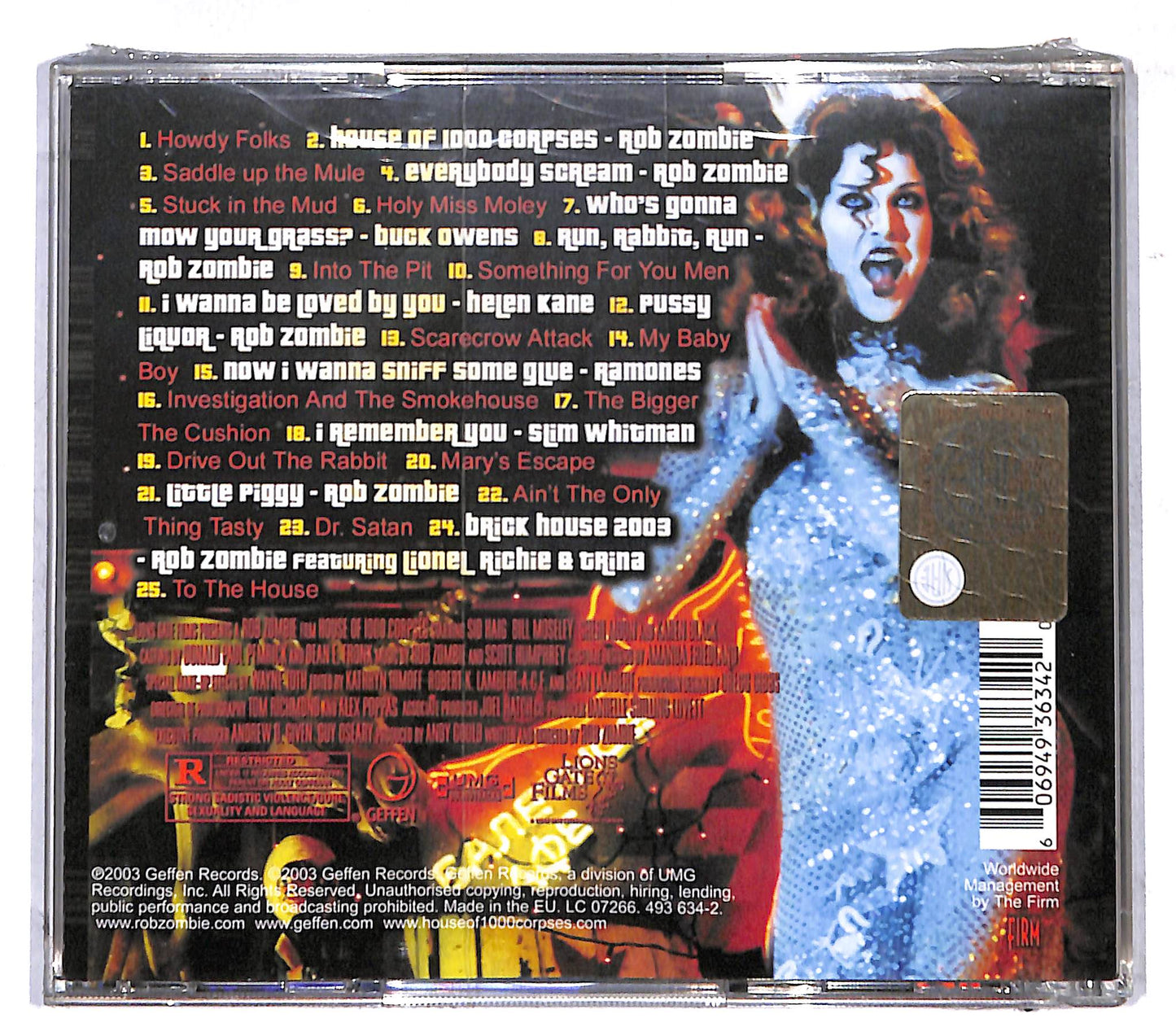 EBOND Various - House Of 1000 Corpses Soundtrack CD CD107316