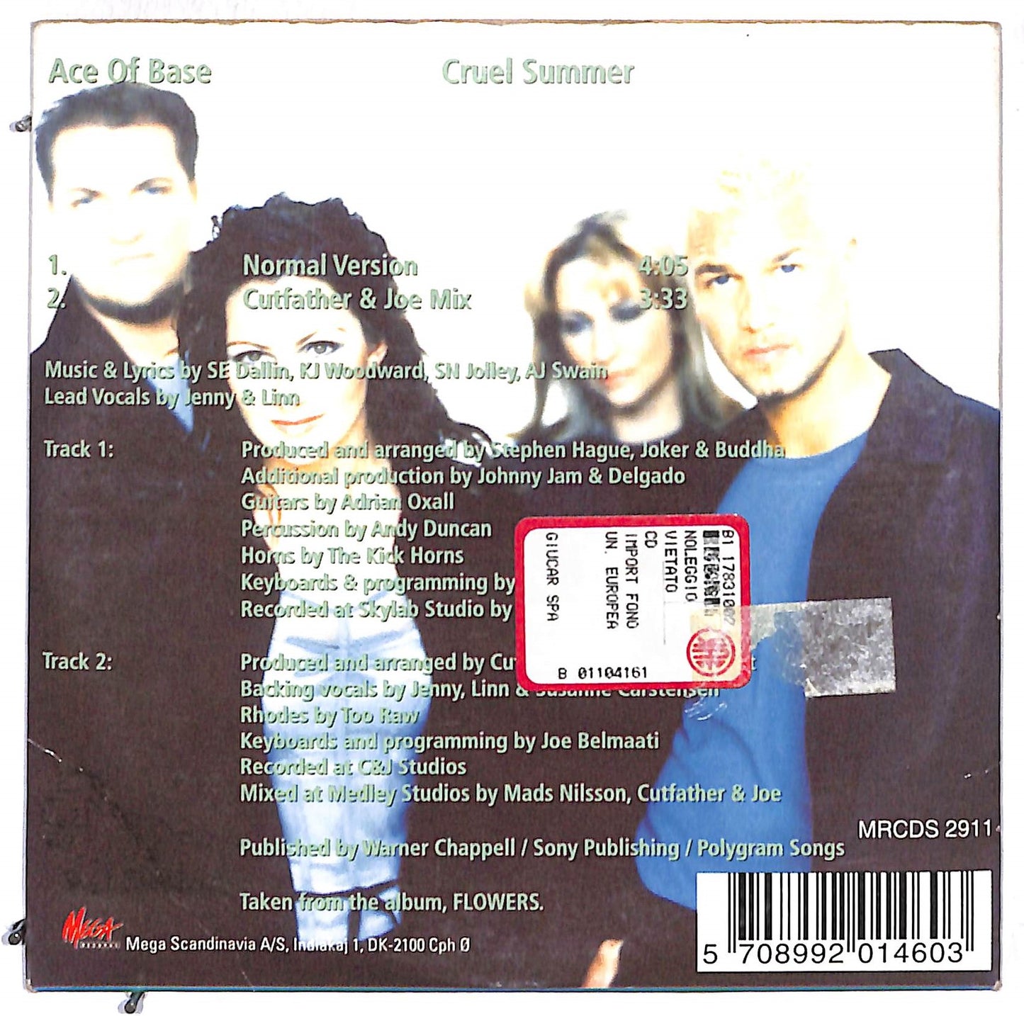 EBOND Ace Of Base - Cruel Summer CD CD107458