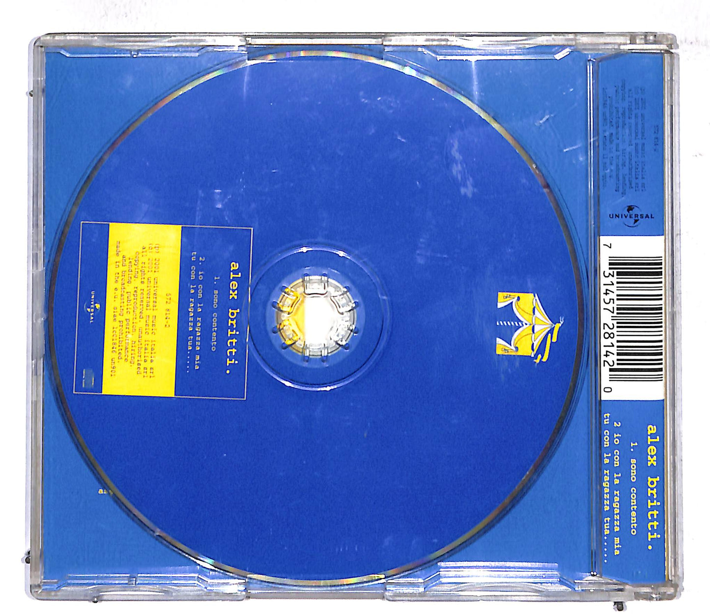 EBOND Alex Britti - Sono Contento - Io Con La Ragazza Mia CD CD107470