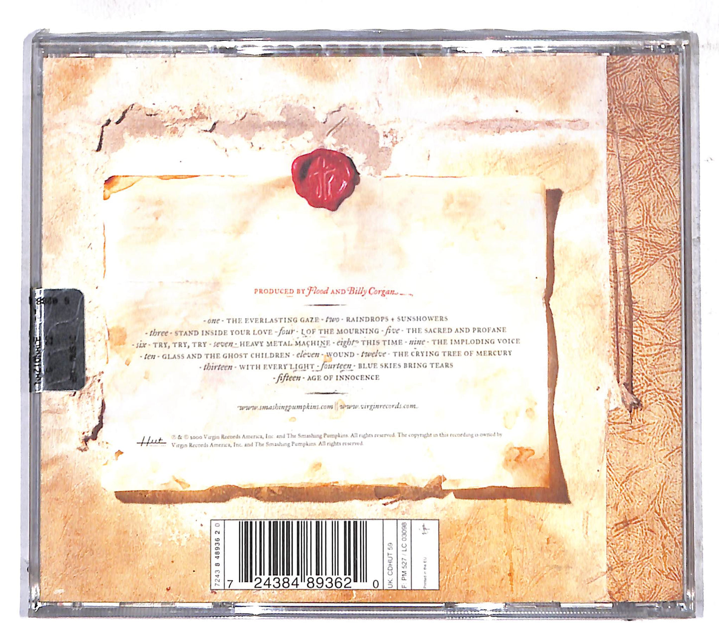 EBOND The Smashing Pumpkins - Machina The Machines Of God CD CD107563