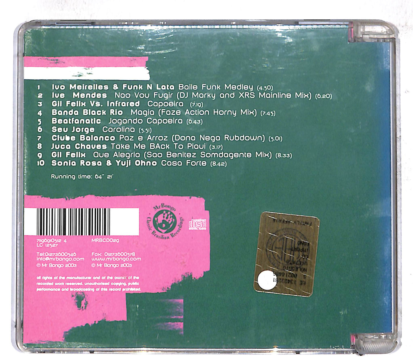 EBOND Various - Brazilian Beats 4 SJB CD CD107703