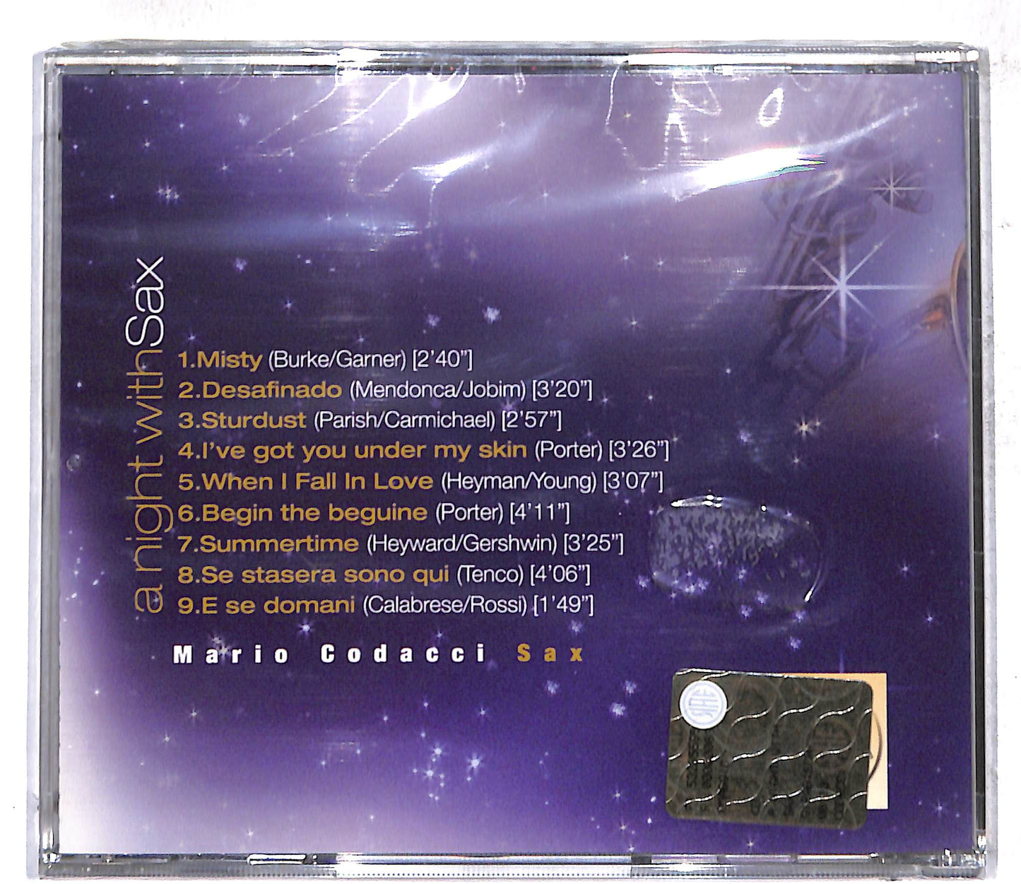 EBOND A night with sax - Mario Codacci EDITORIALE CD CD107706