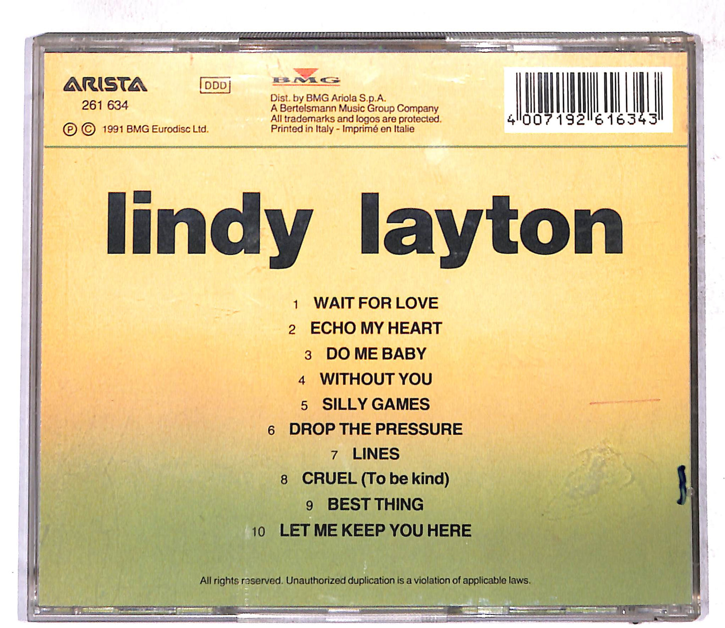 EBOND Lindy Layton - Lindy Layton CD CD107726
