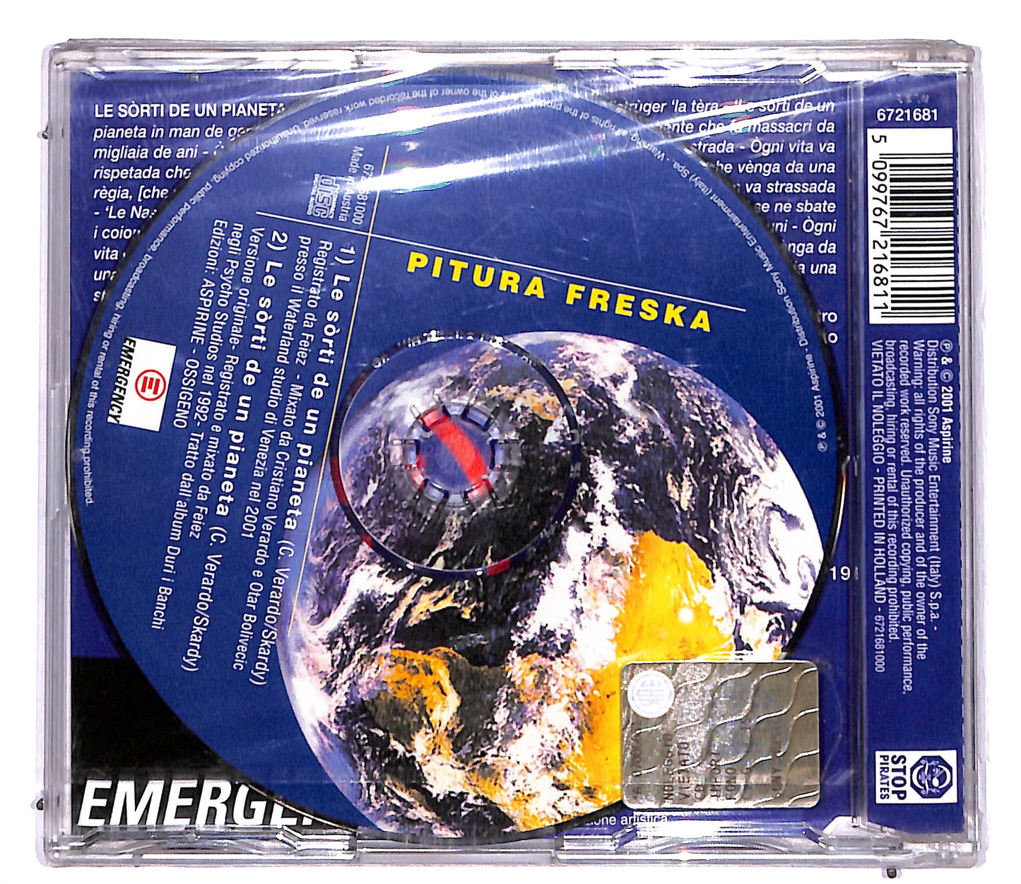 EBOND Pitura Freska - Le Sorti De Un Pianeta CD CD107752