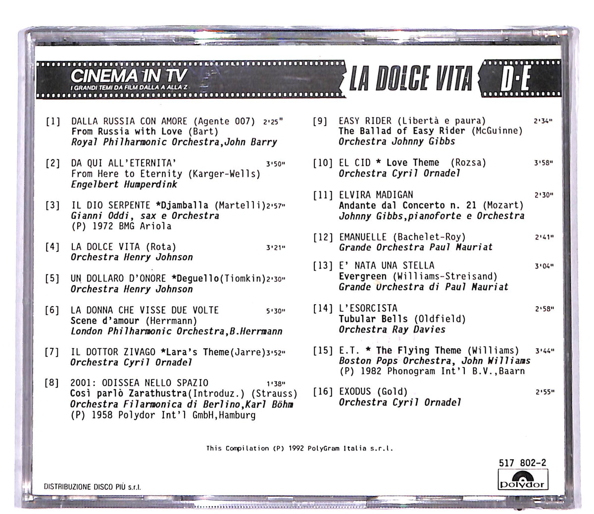 EBOND La dolce vita - cinema in tv volume 4 CD CD107755