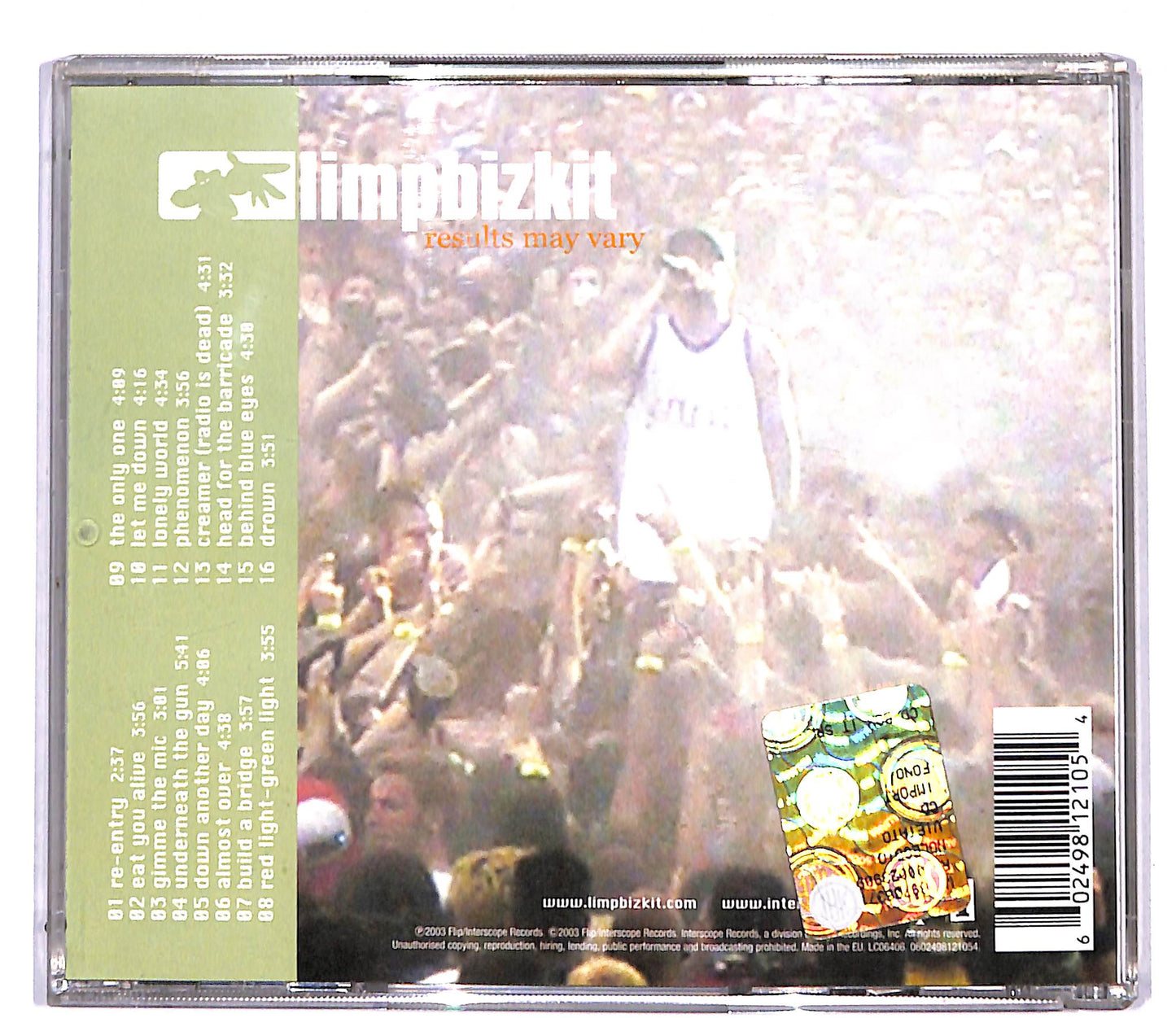 EBOND Limp Bizkit - Results May Vary CD CD107821