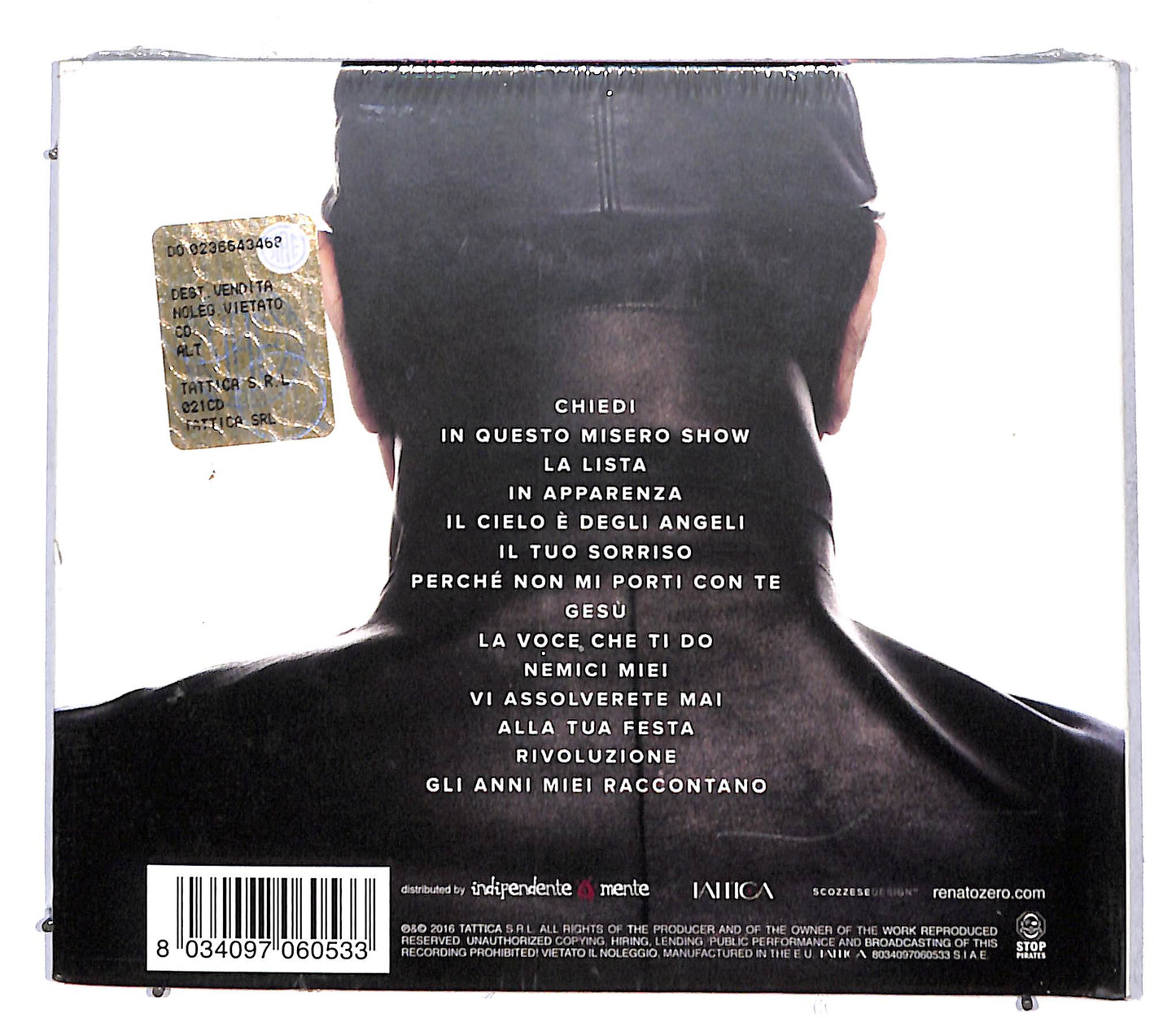 EBOND Renato Zero - Alt DIGIPACK CD CD107856