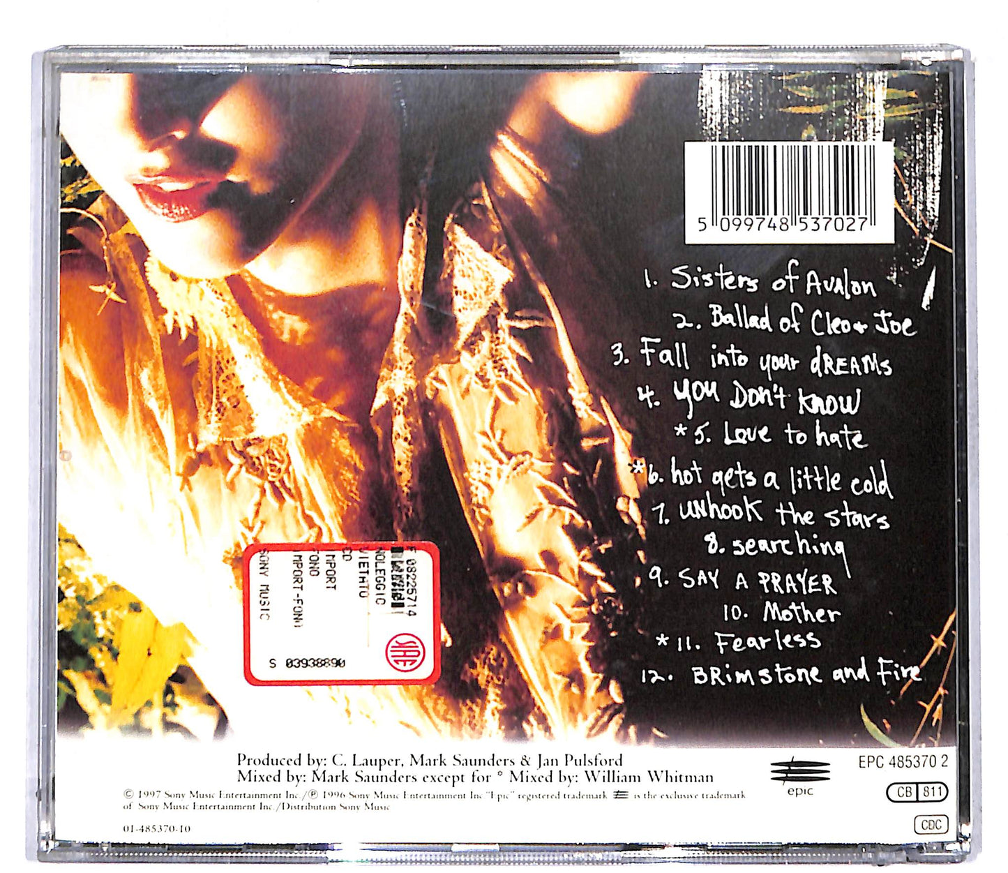 EBOND Cyndi Lauper - Sisters Of Avalon CD CD107901