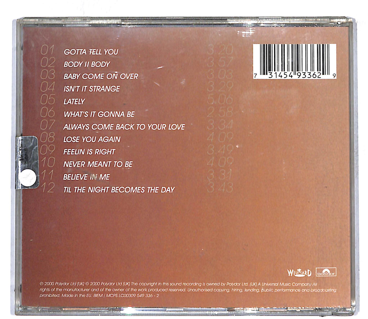 EBOND Samantha Mumba - Gotta Tell You CD CD107931