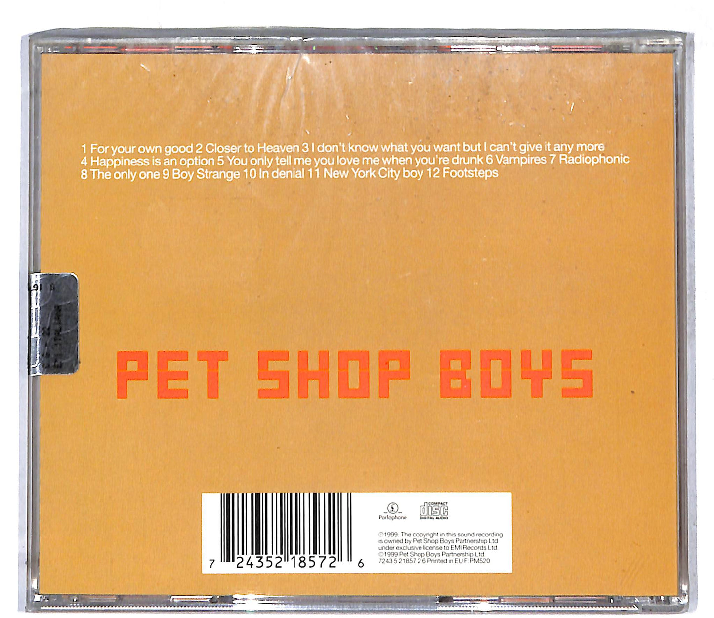 EBOND Pet Shop Boys - Nightlife CD CD107940