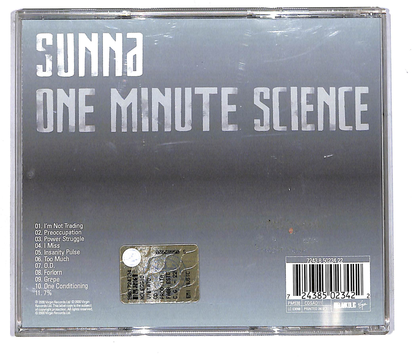 EBOND Sunna - One Minute Science CD CD108202