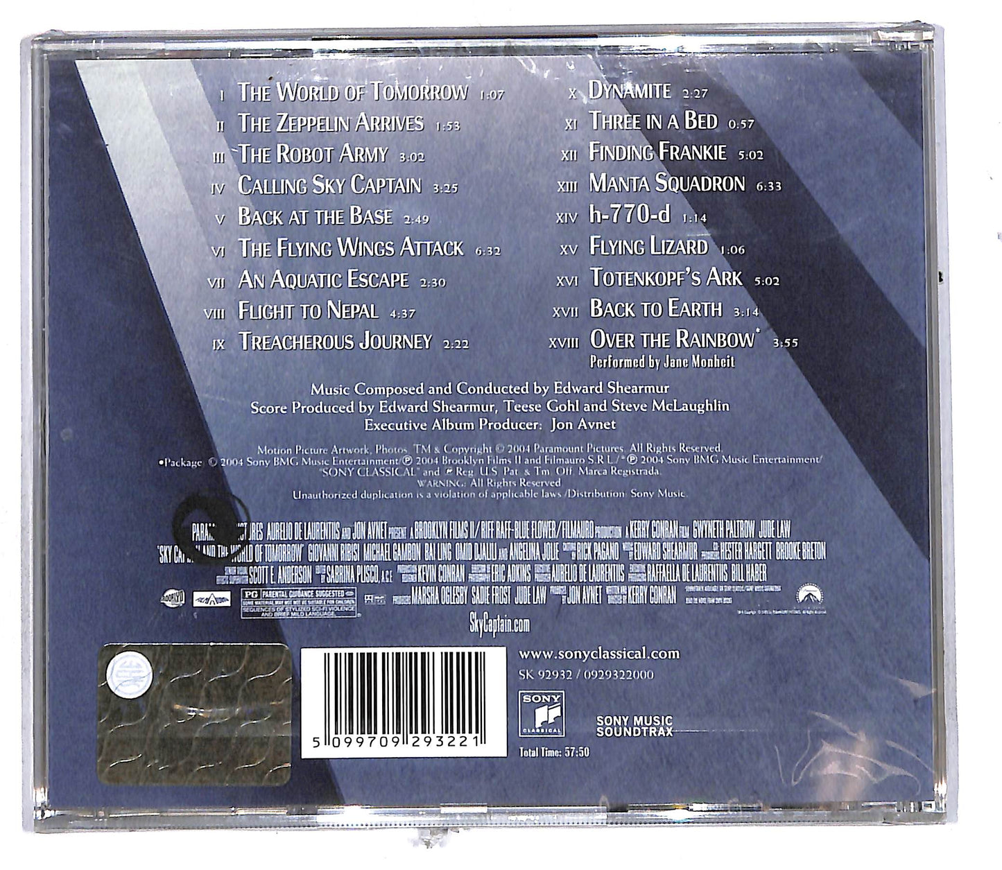 EBOND Edward Shearmur - Sky Captain And The World Of Tomorrow CD CD108240