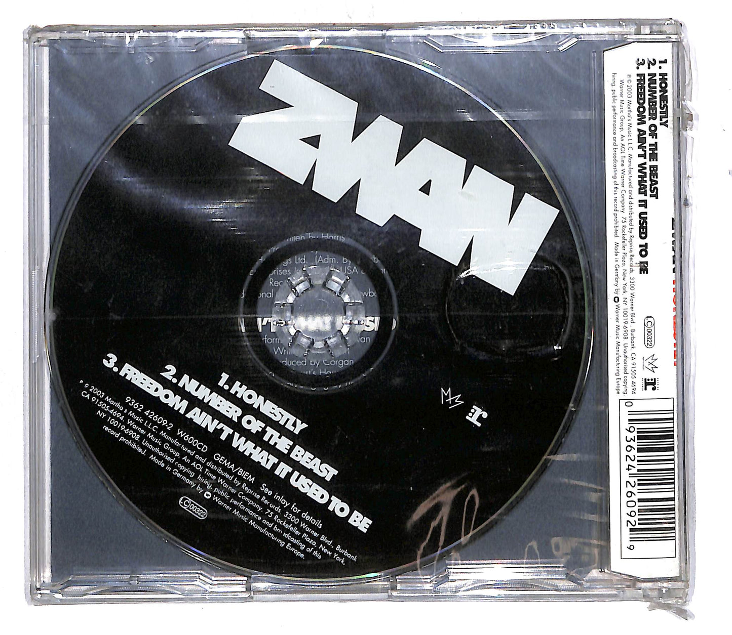 EBOND Zwan - Honestly CD CD108247