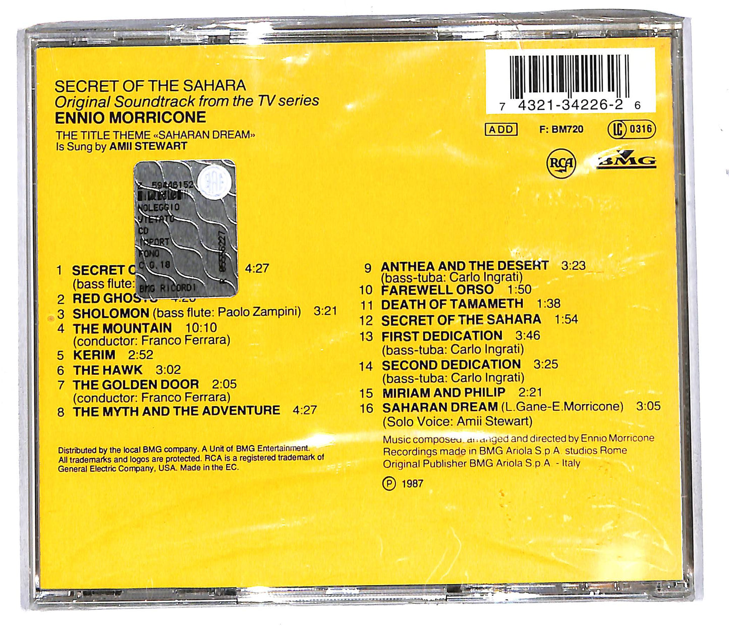 EBOND Ennio Morricone - Secret Of The Sahara CD CD108253